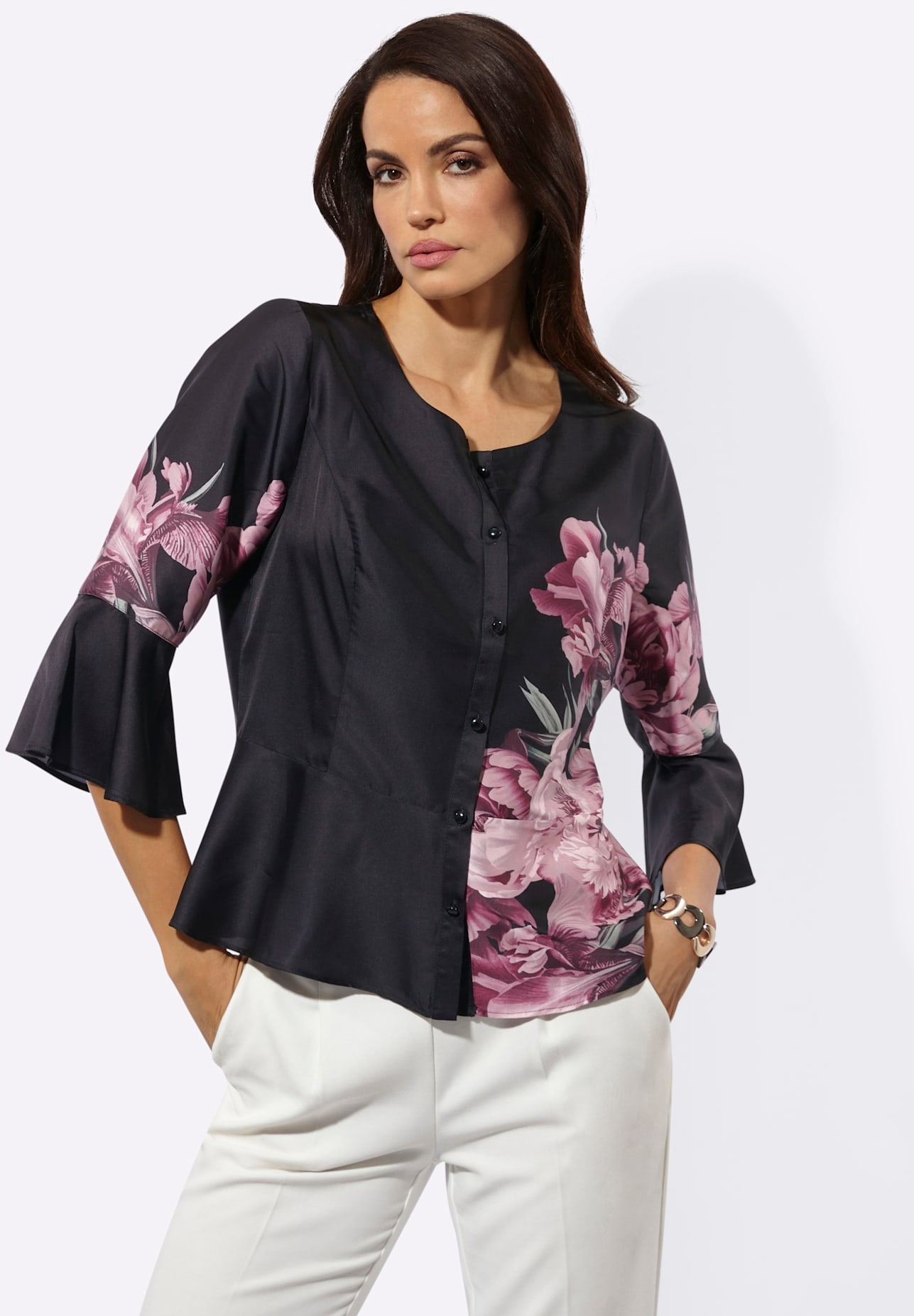 creation L Blouse à manches longues