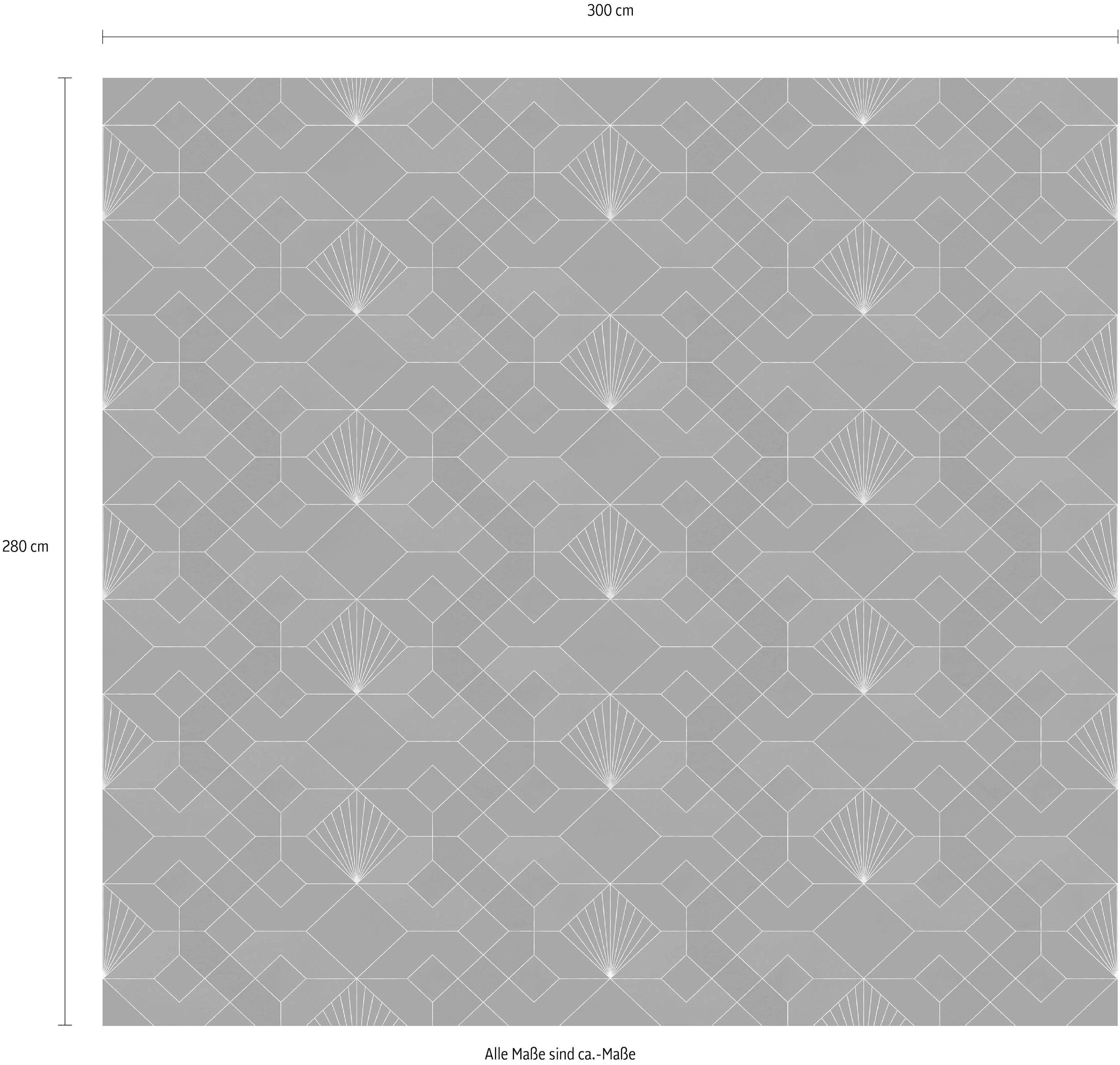 Komar Vliestapete »Digitaldruck Vlies -  Coquilles Mer - Grösse 300 x 280 cm« bedruckt glatt Wohnzimmer, Schlafzimmer