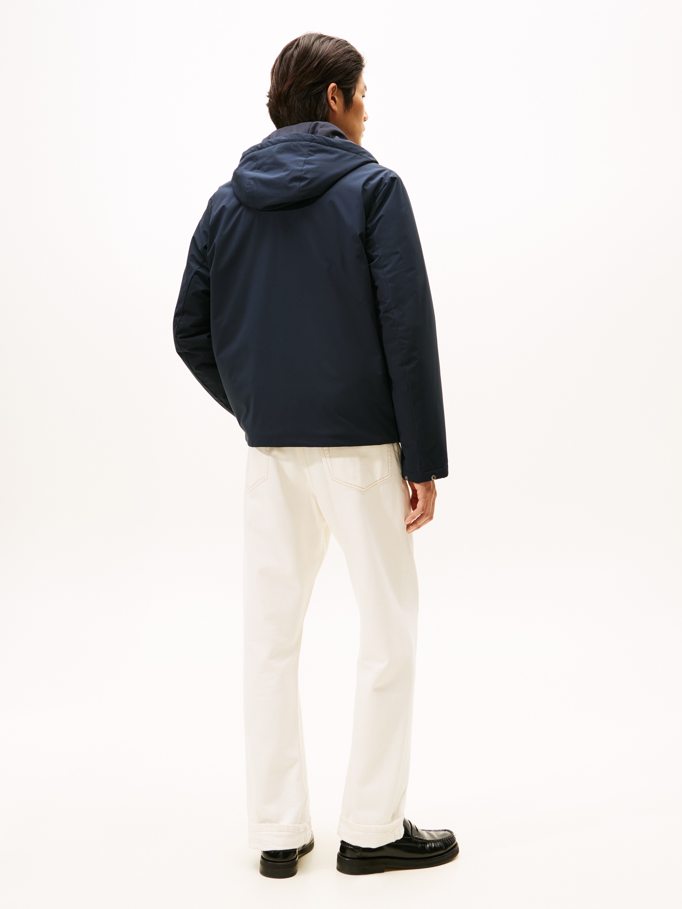 Tommy Hilfiger Funktionsjacke »HOODED JACKET« mit Kapuze Kapuzenjacke Freizeitjacke Übergangsjacke Funktionsjacke