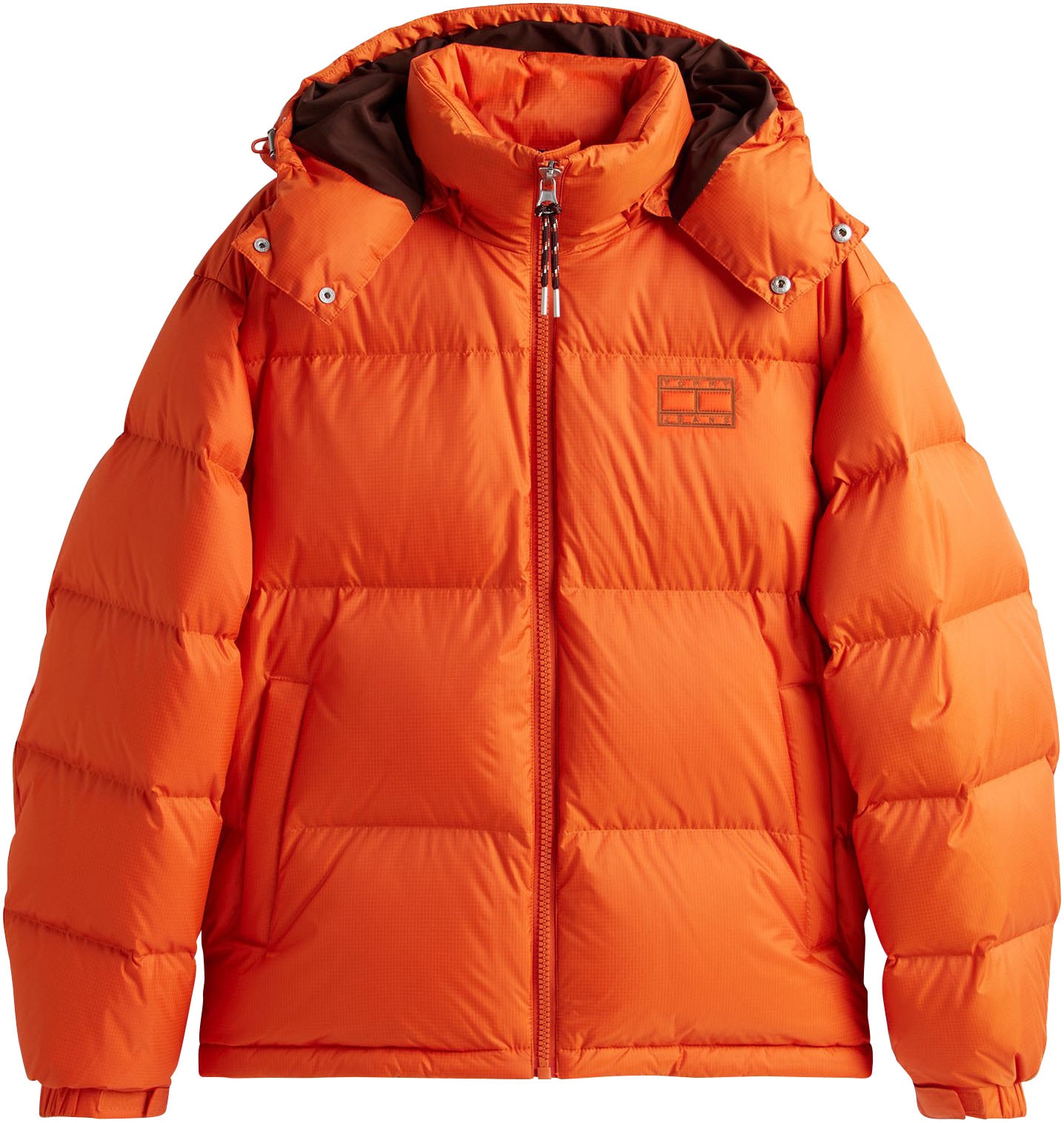 Tommy Jeans Steppjacke »ALASKA DOWN PUFFER« mit Kapuze Übergangsjacke Regular fit mit abnehmbarer Kapuze