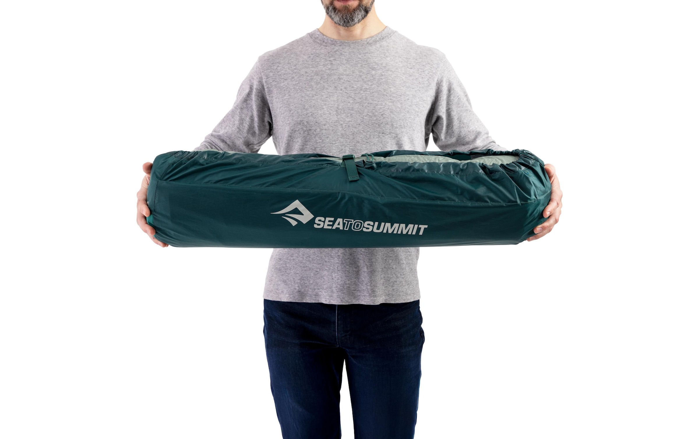 sea to summit Matelas à air »Comfort Deluxe Mat Large Rectangular« Bequeme selbstaufblasende Isomatte, Rain Forest