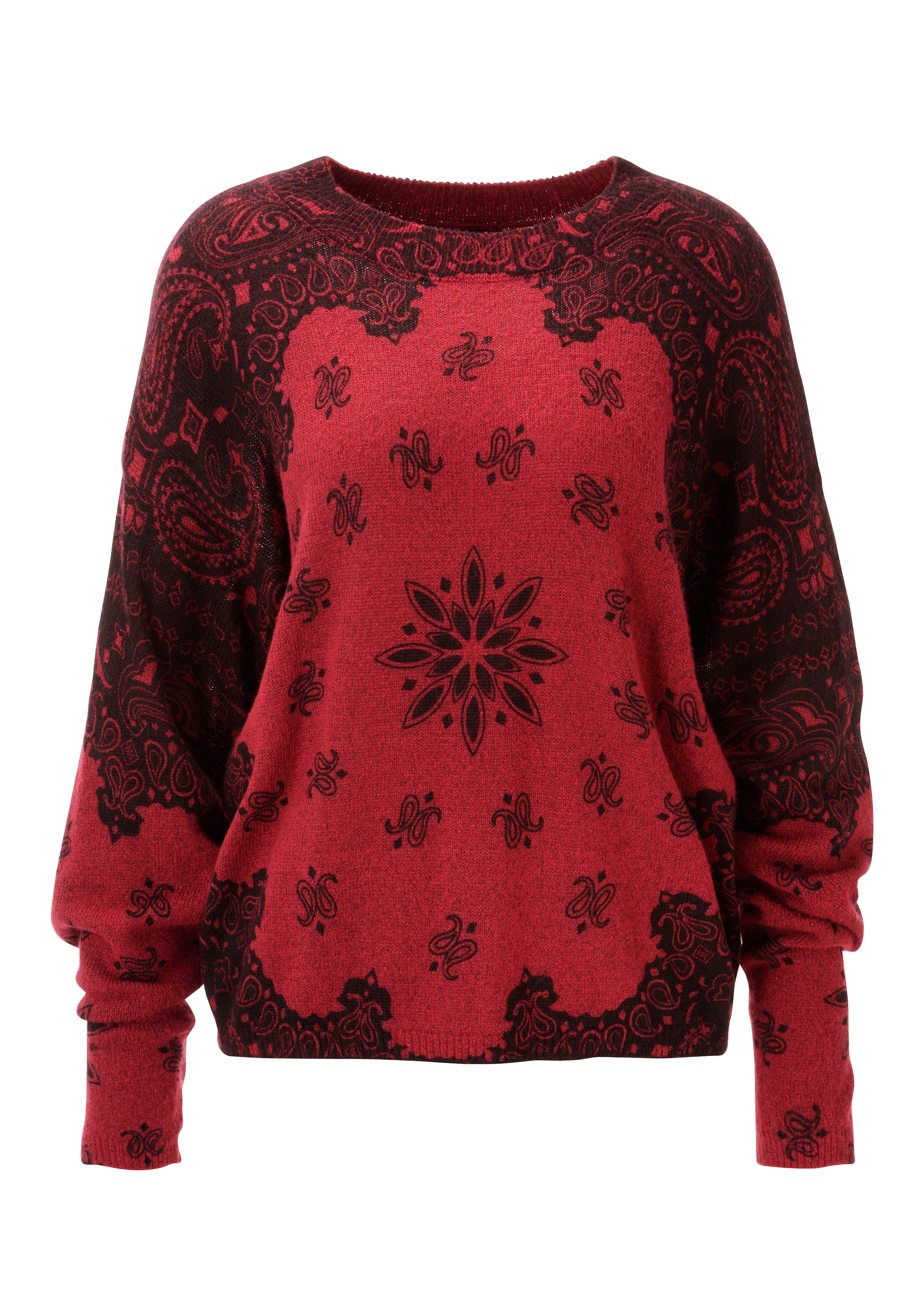 Aniston CASUAL Pull en tricot imprimé de motifs fantaisistes - NOUVELLE COLLECTION