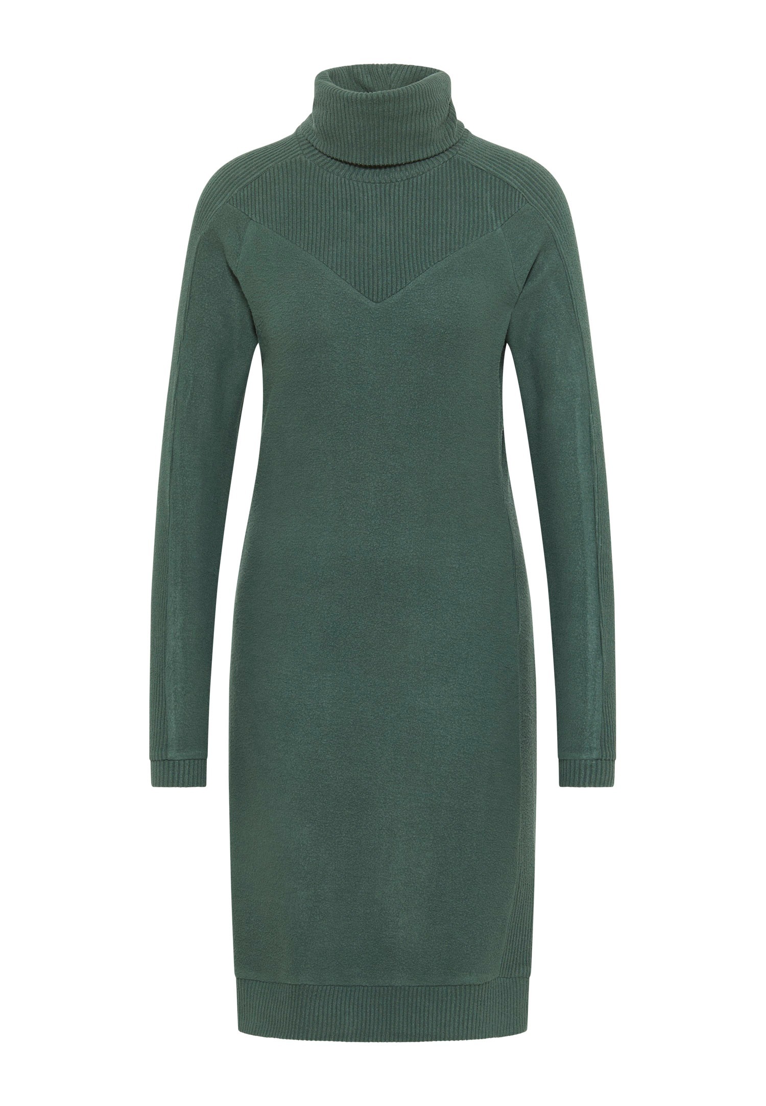 Ragwear Robe en tricot »PEONA« Label-Applikation am Saum für den unverkennbaren ragwear-Look