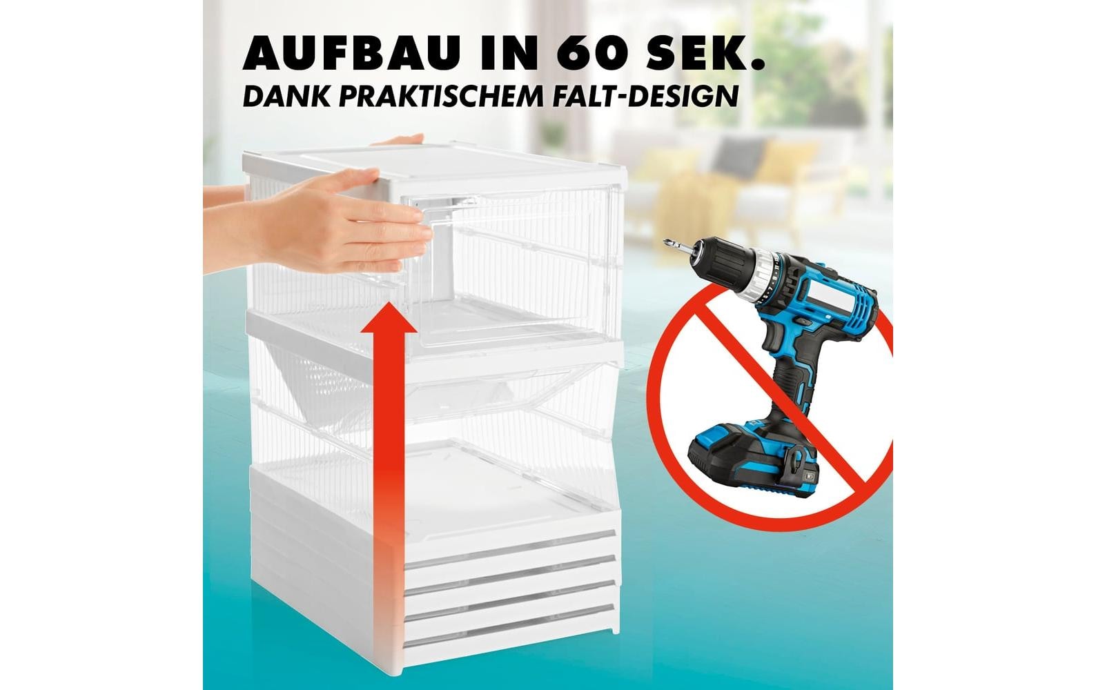 EASYmaxx Étagère à chaussures »mit 6 Fächern 25,5 x 105 cm«