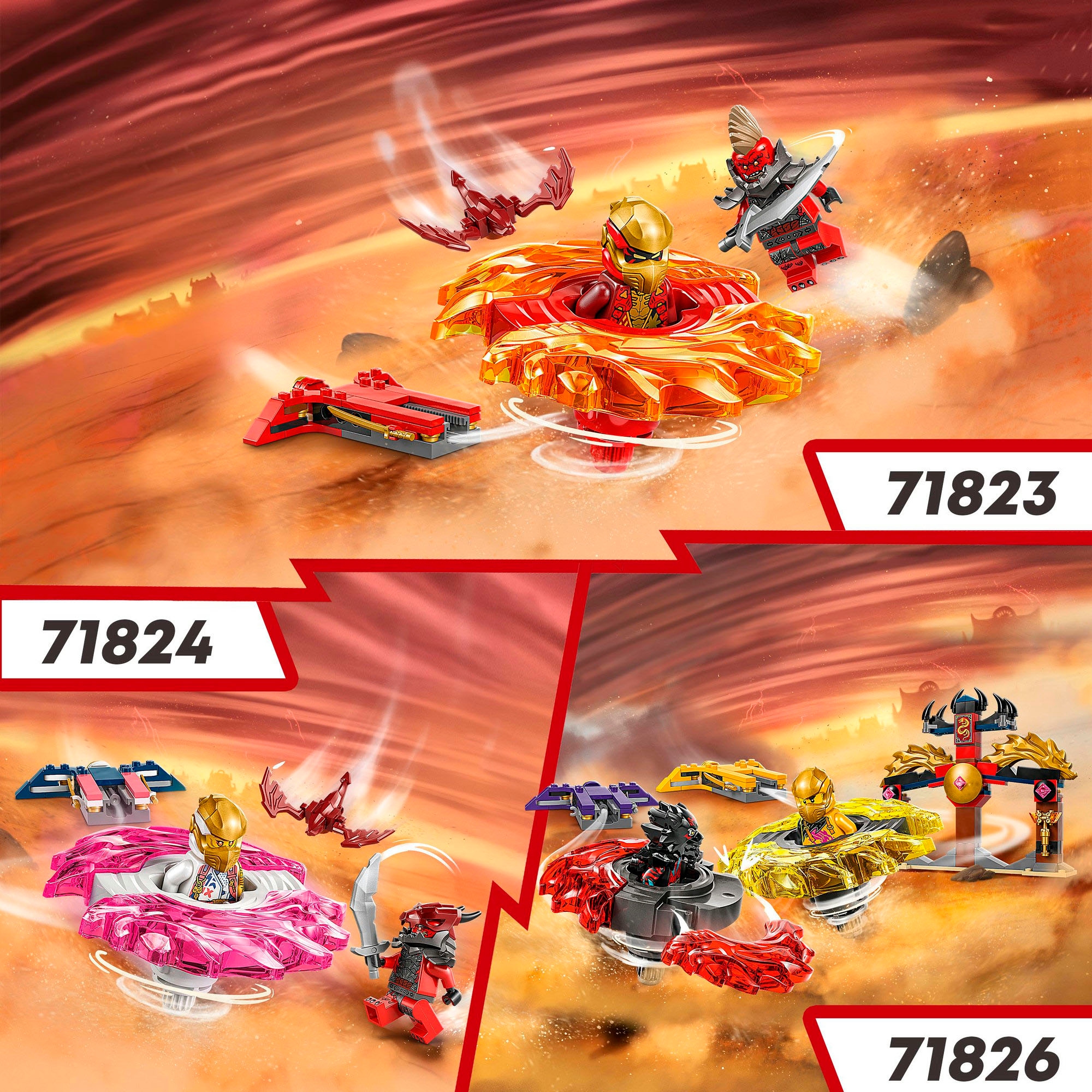 LEGO® Pions de construction »Drachen-Spinjitzu Battle Pack (71826), LEGO Ninjago« Made in Europe
