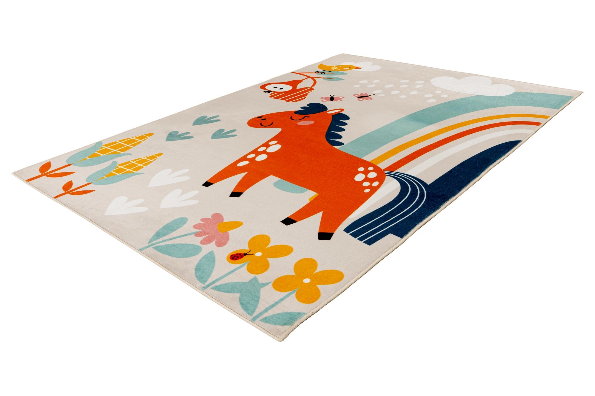 Kayoom Tapis pour enfants »Wonder 132« Rectangulaire 8 mm Höhe Kurzflor