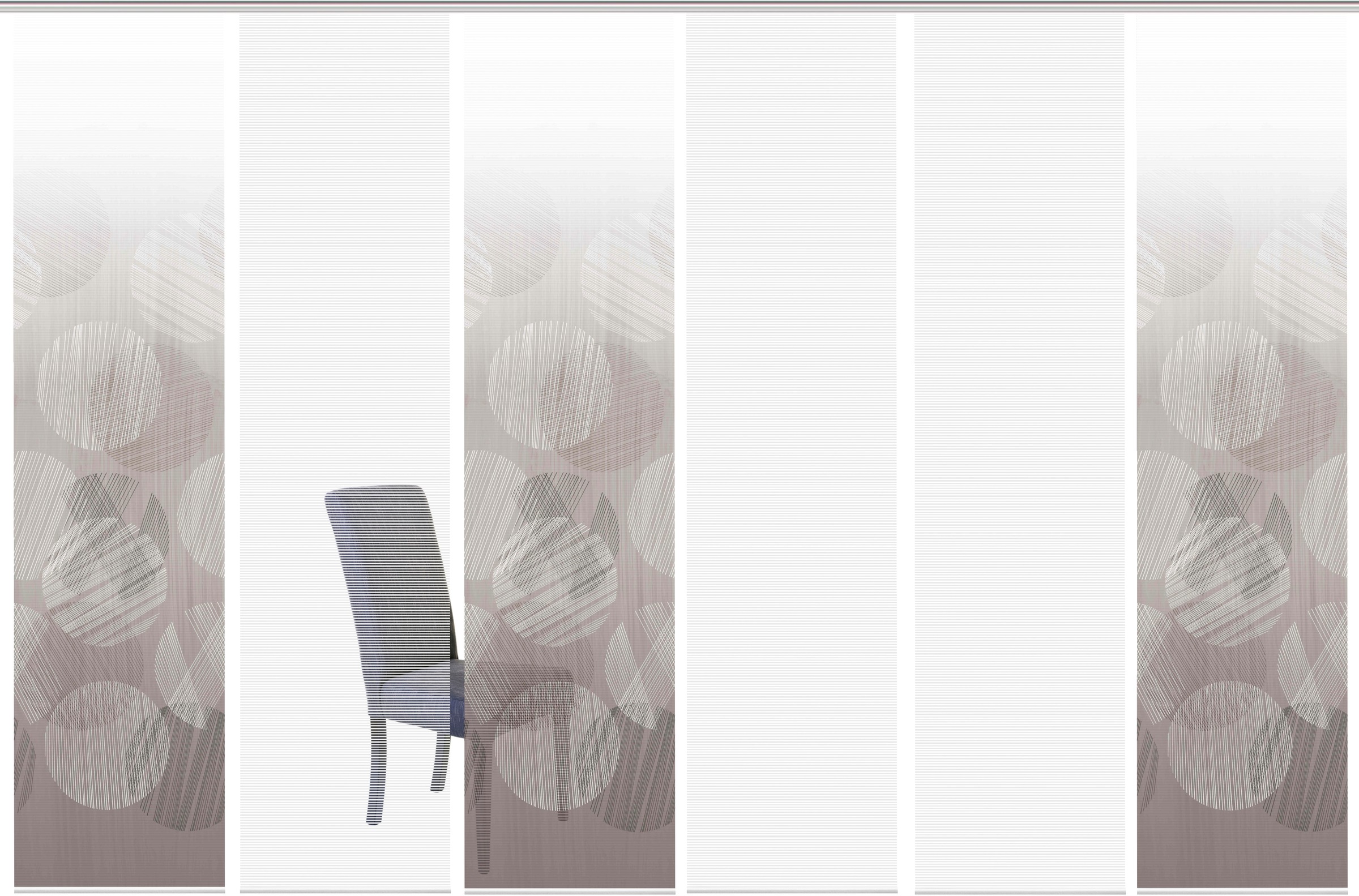 Vision S Rideau coulissant »CIRCO« Support de panneau 1 cuis tlg. DIGITALDRUCK