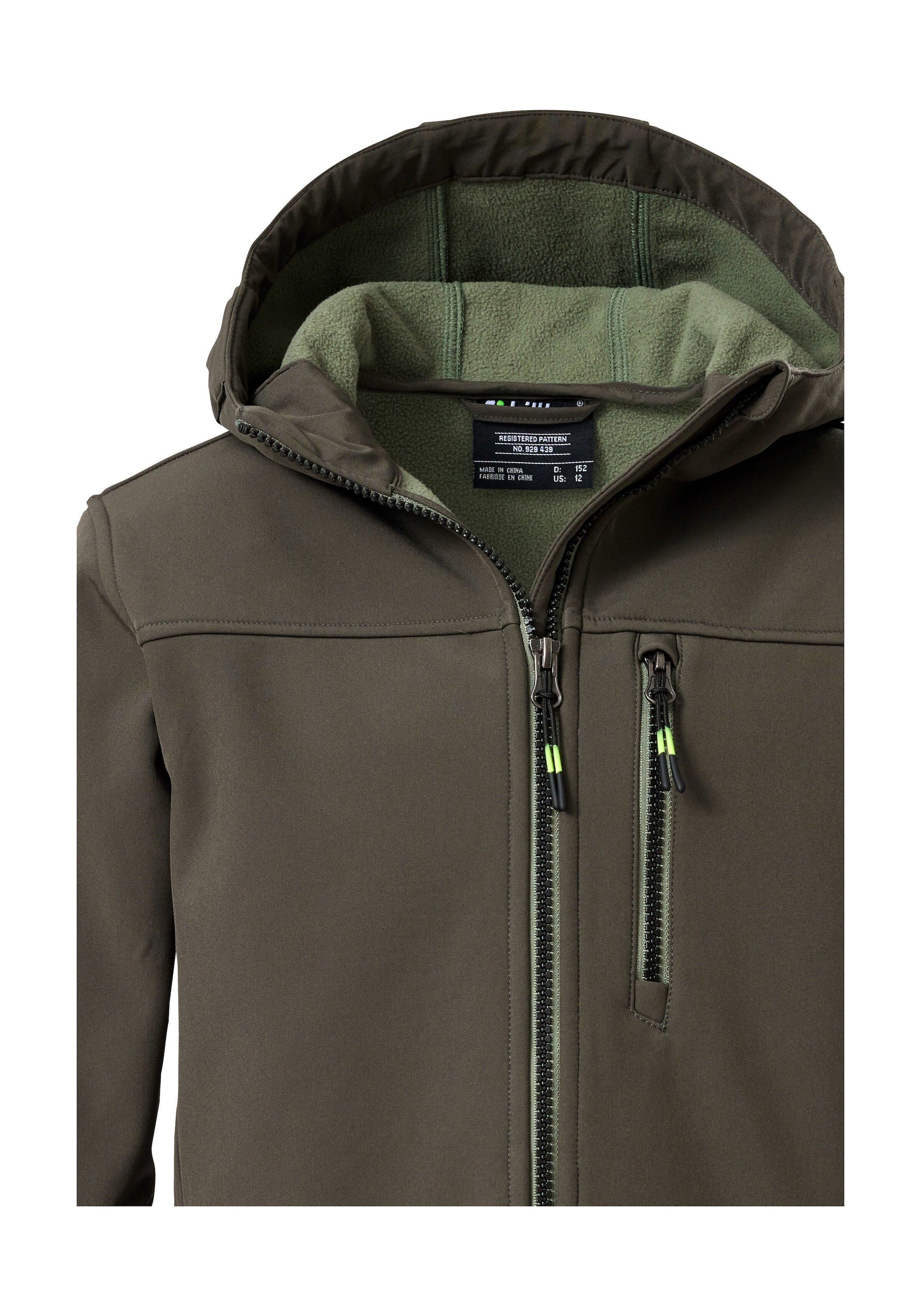 Killtec Veste softshell »Jungen Softshelljacke« veste softshell déperlante avec polaire et détails réglables