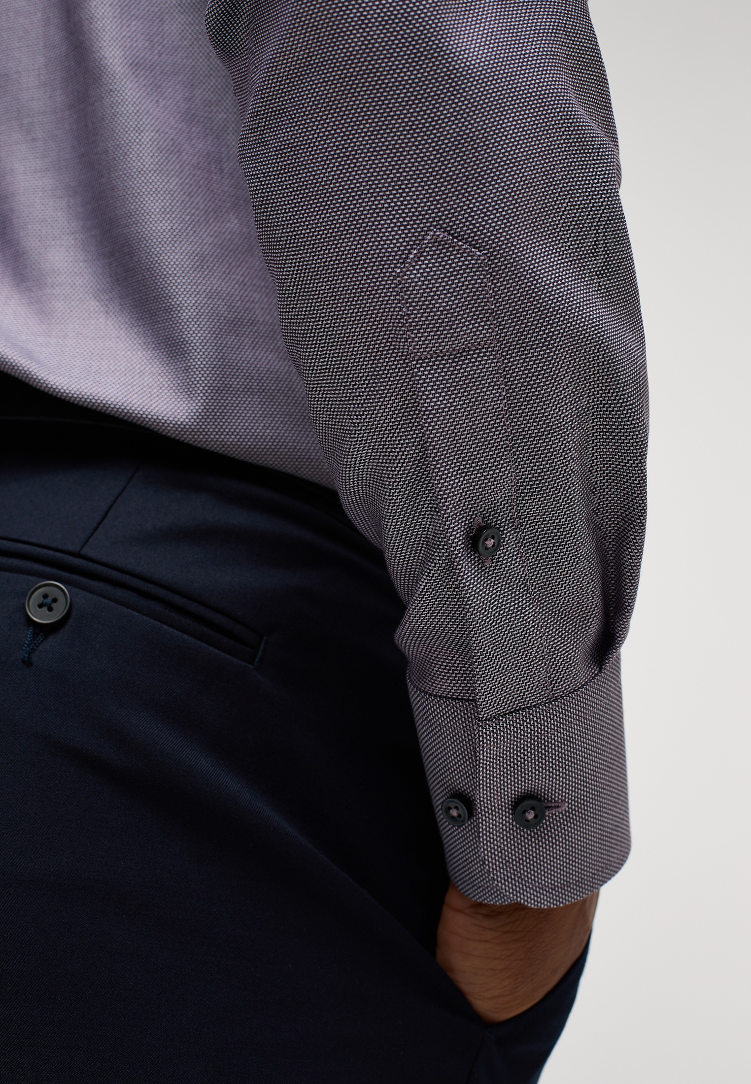 Eterna Langarmhemd »MODERN FIT« NON IRON (bügelfrei)