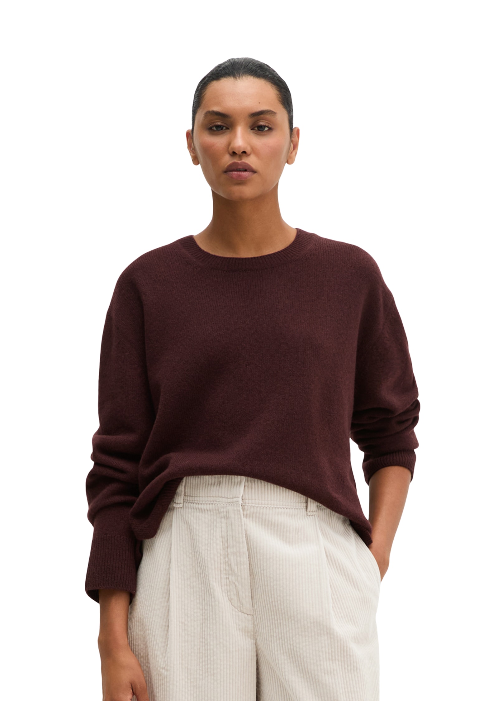 Marc O'Polo Wollpullover loose  aus flauschiger Lambswool