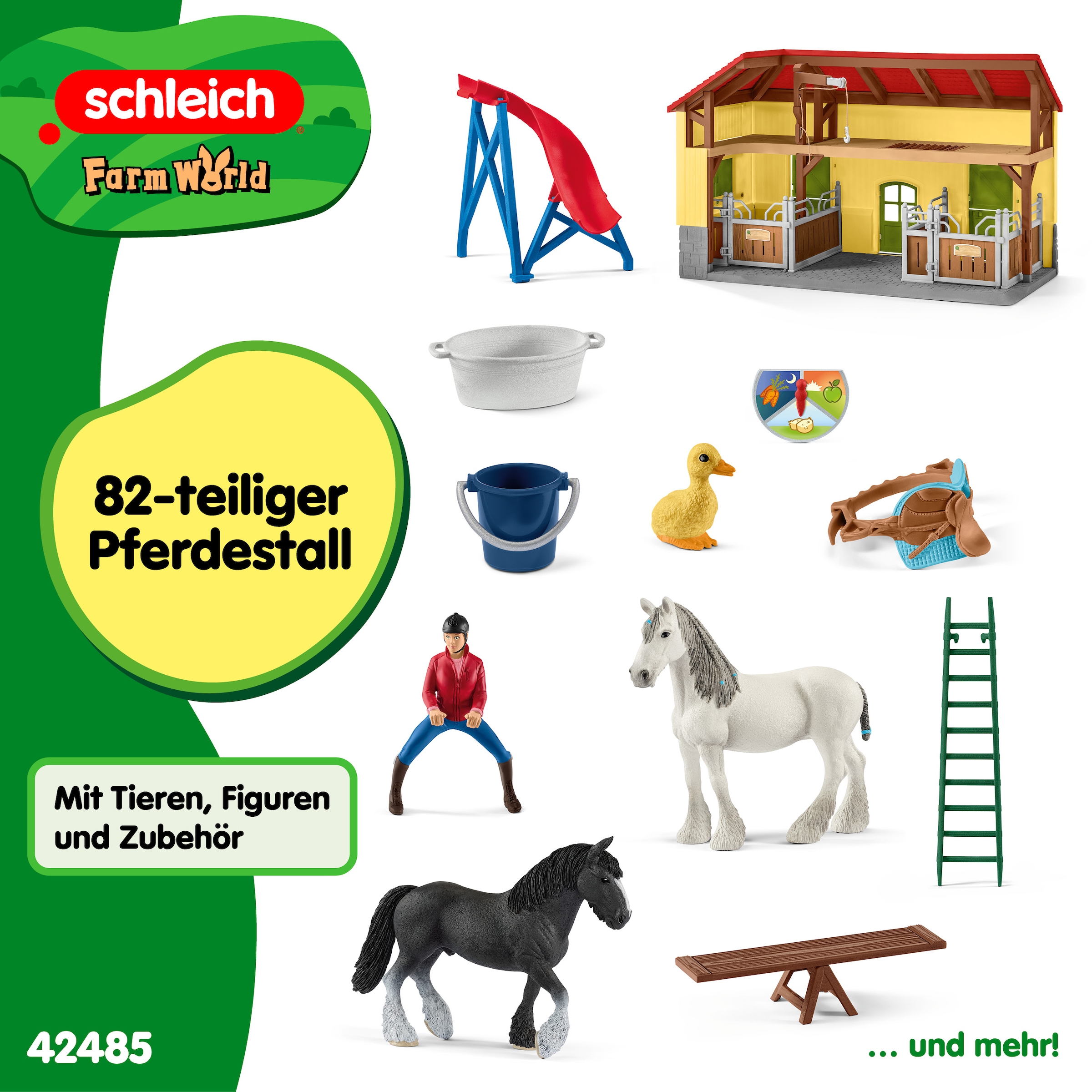 Schleich® Monde de jeu »FARM WORLD, Pferdestall (42485)«