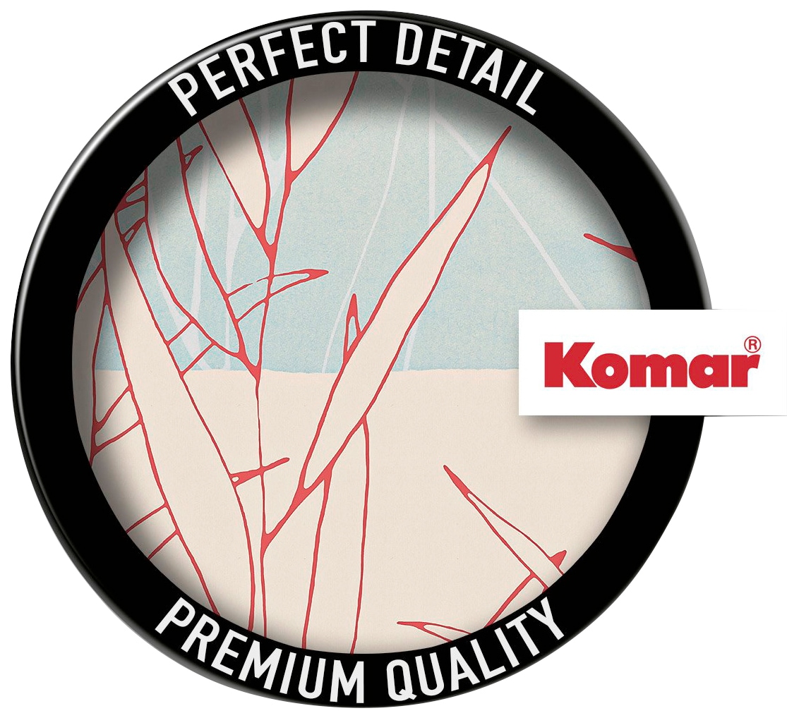 Komar Fototapete »Vlies selbstklebend - Gräser - Grösse 125 x 125 cm« bedruckt glatt Wohnzimmer, Schlafzimmer