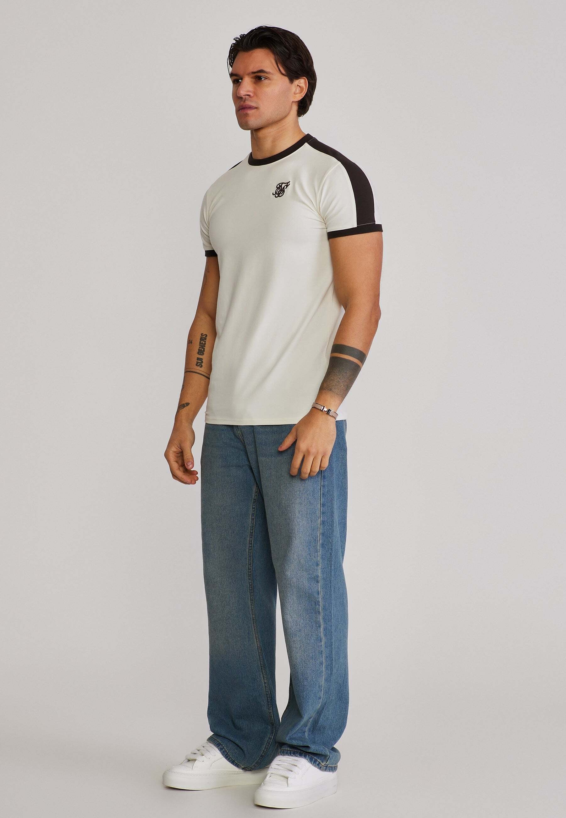 Siksilk T-Shirt »Siksilk T-Shirt Stripe Ringer«