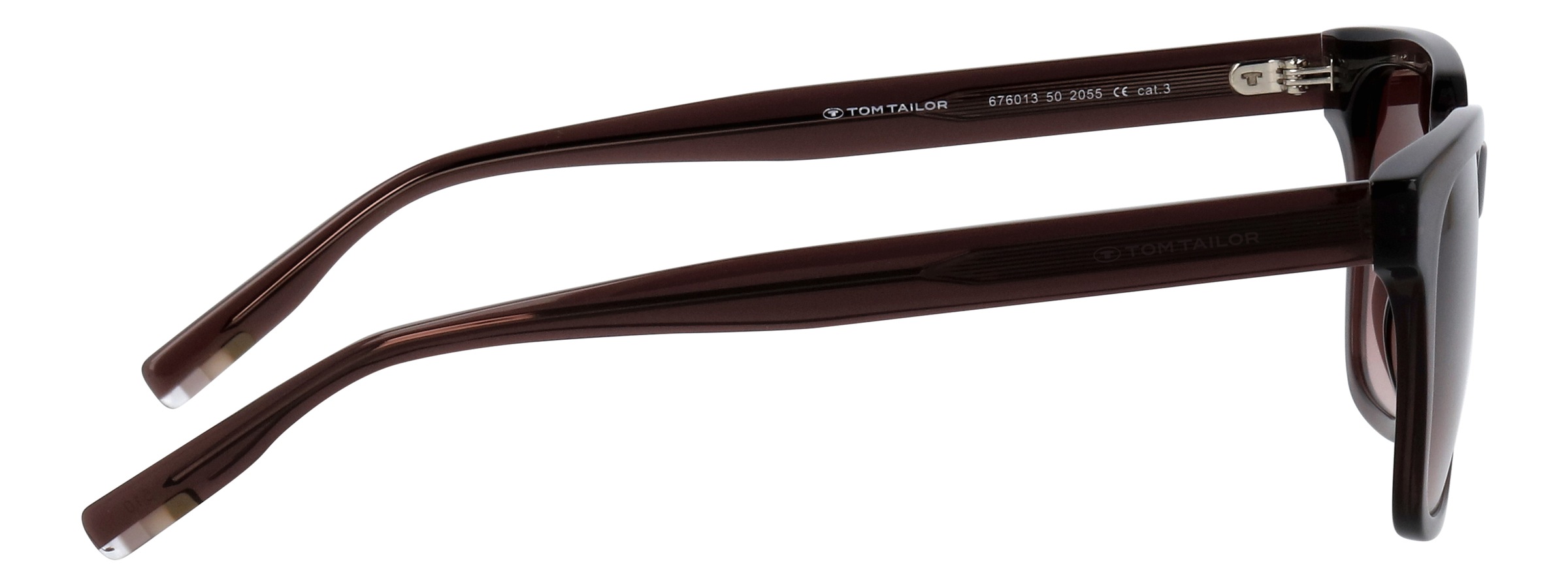 TOM TAILOR Sonnenbrille »Modell 676013« Form Karree/Eckig, Logoschriftzug auf Bügel, Kunststofffassung