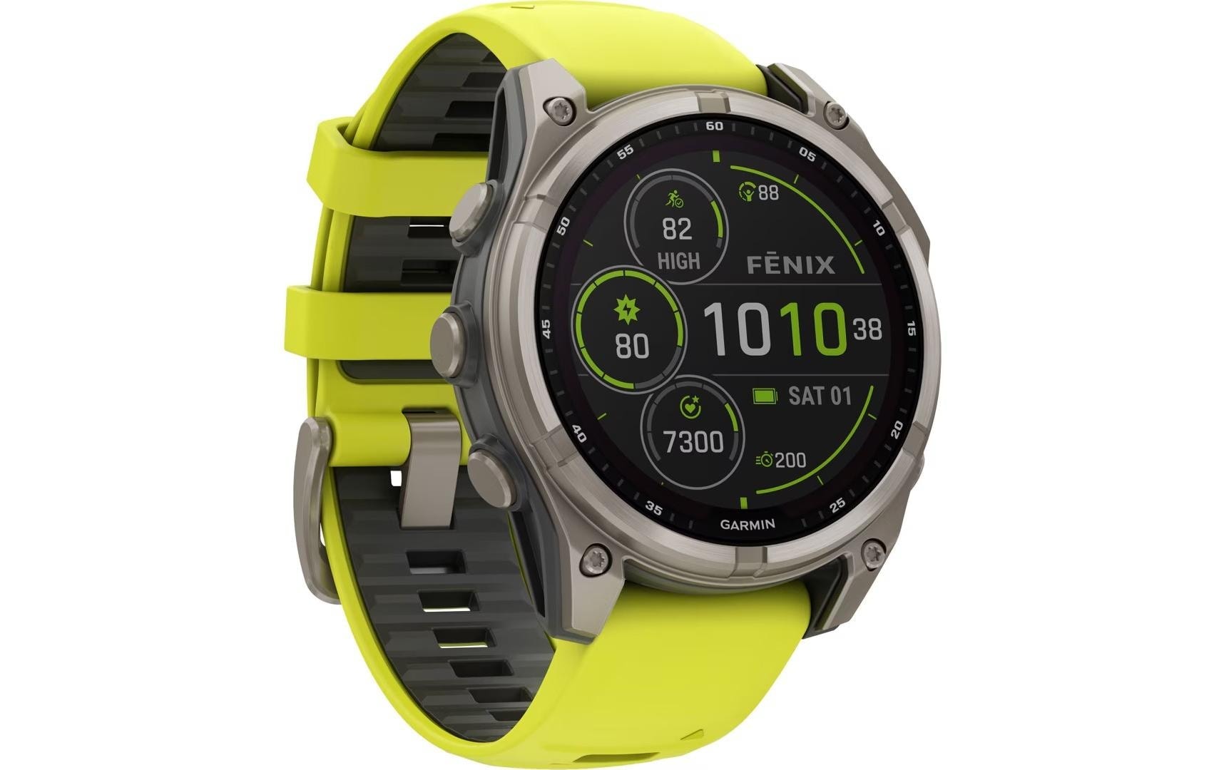 Garmin Smartwatch »Fenix 8 Solar Sapphire«(/ 1,3 ″)