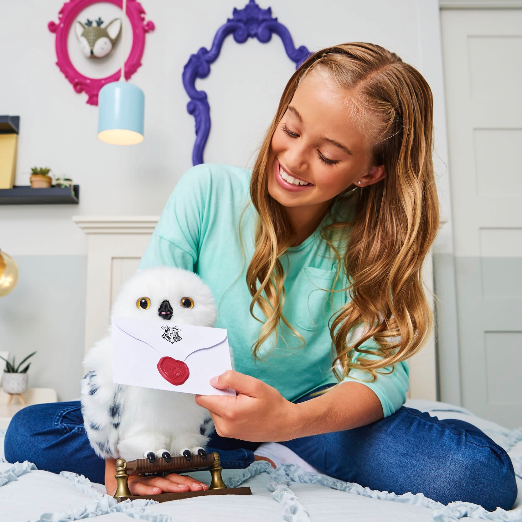 Spin Master Plüschfigur »Wizarding World - Hedwig - Interaktive Eule« mit Geräuschen und Bewegungen