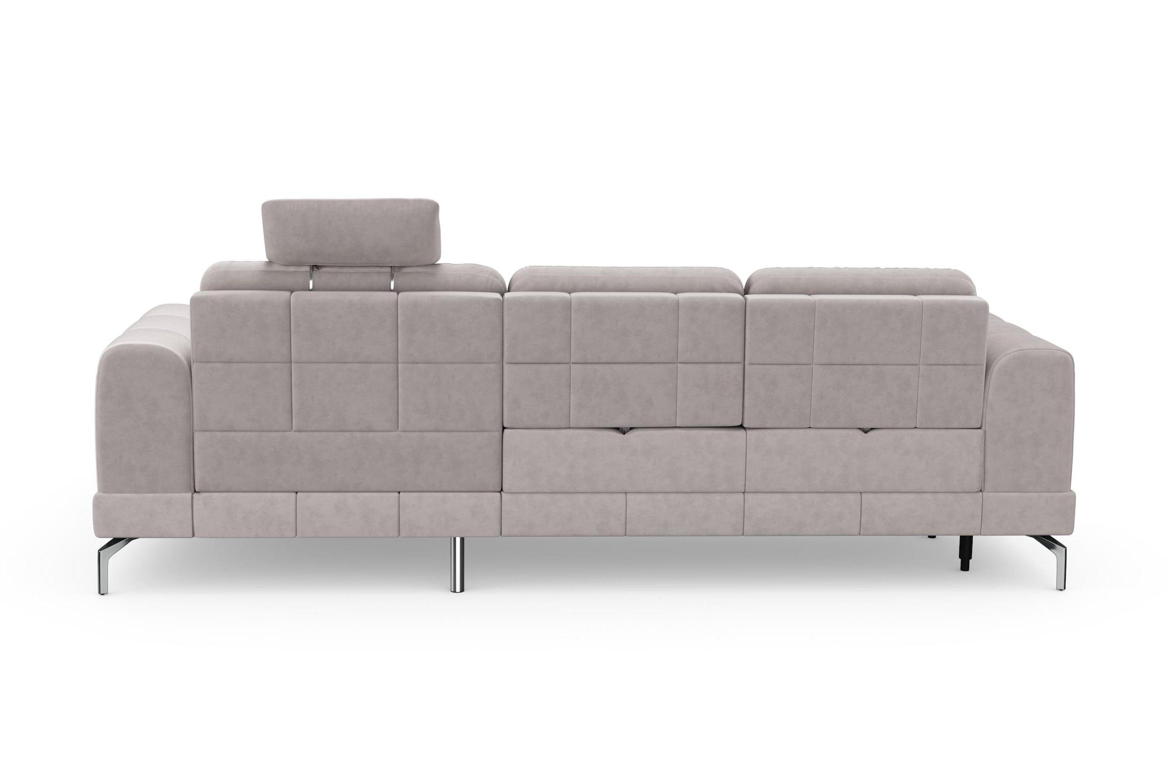 sit&more Ecksofa »Bendigo L-Form« inklusive Sitztiefenverstellung, Bodenfreiheit 15 cm, 2 Fussfarben