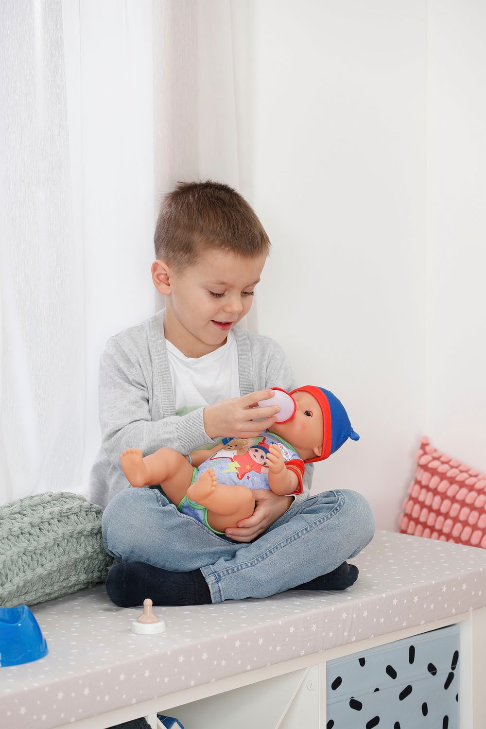 Baby Born Poupée bébé »Jonas, 43 cm« mit 10 lebensechten Funktionen