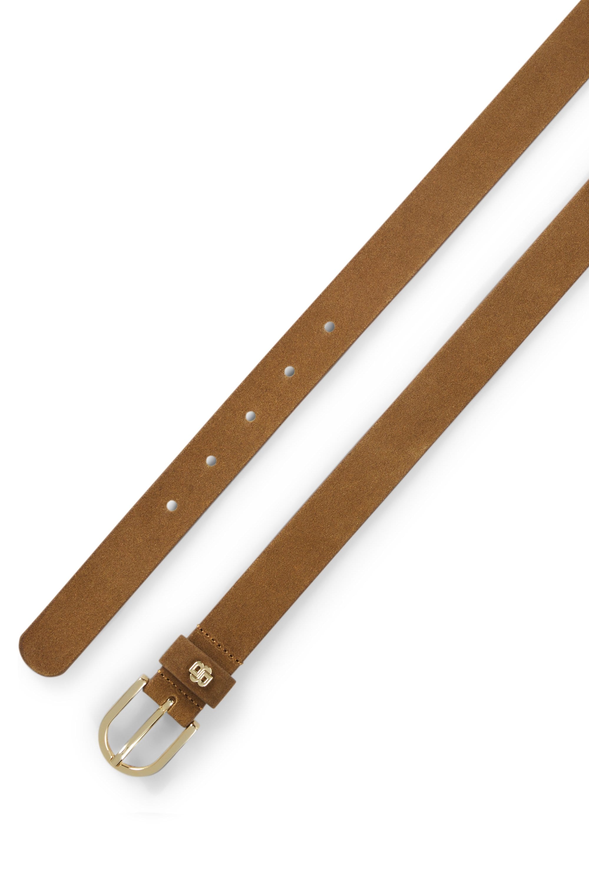 BOSS Ceinture en cuir »Scarlet BB Sz25« mit Monogramm-Label