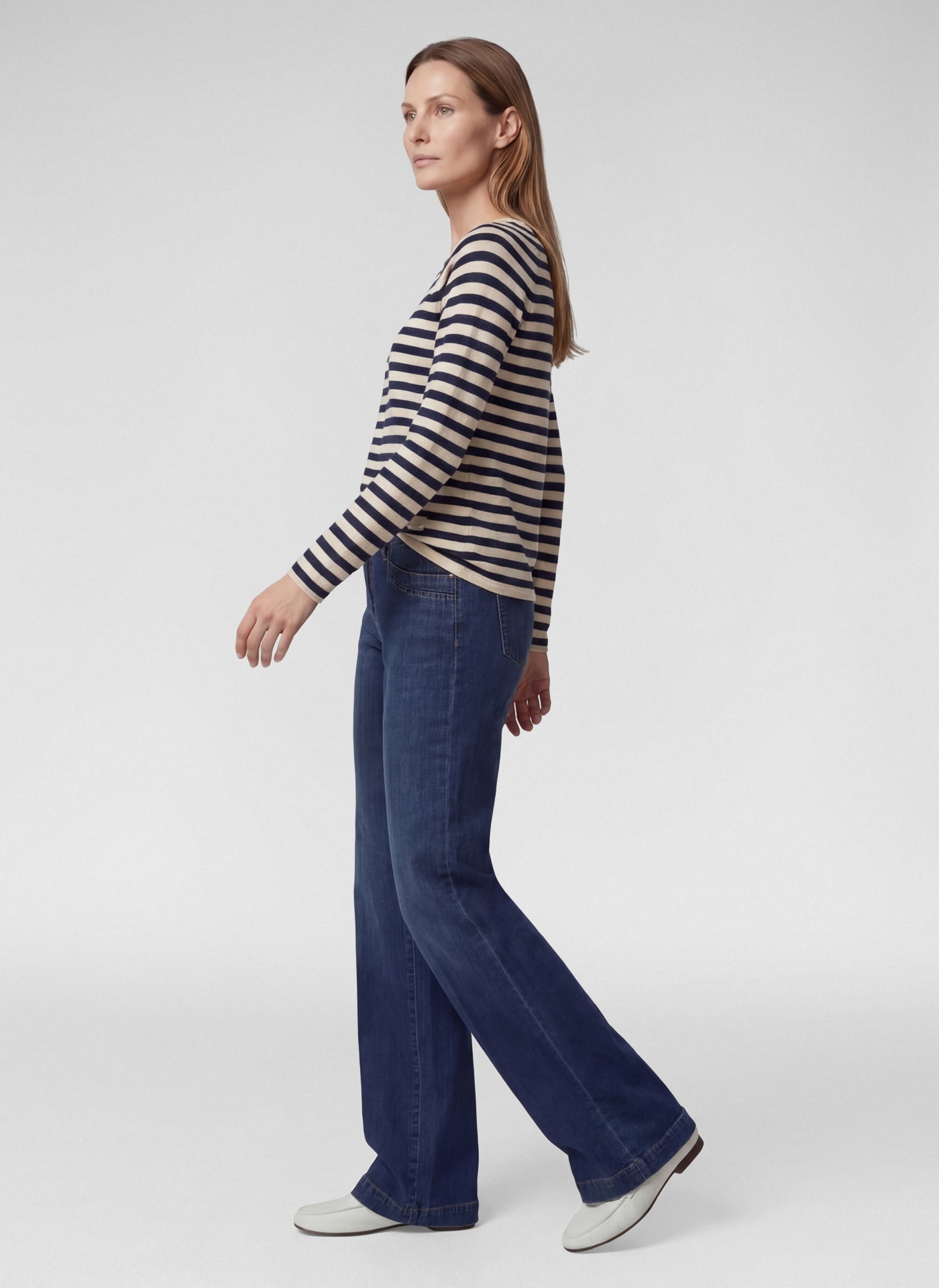 Rabe Pull en tricot avec motif rayures
