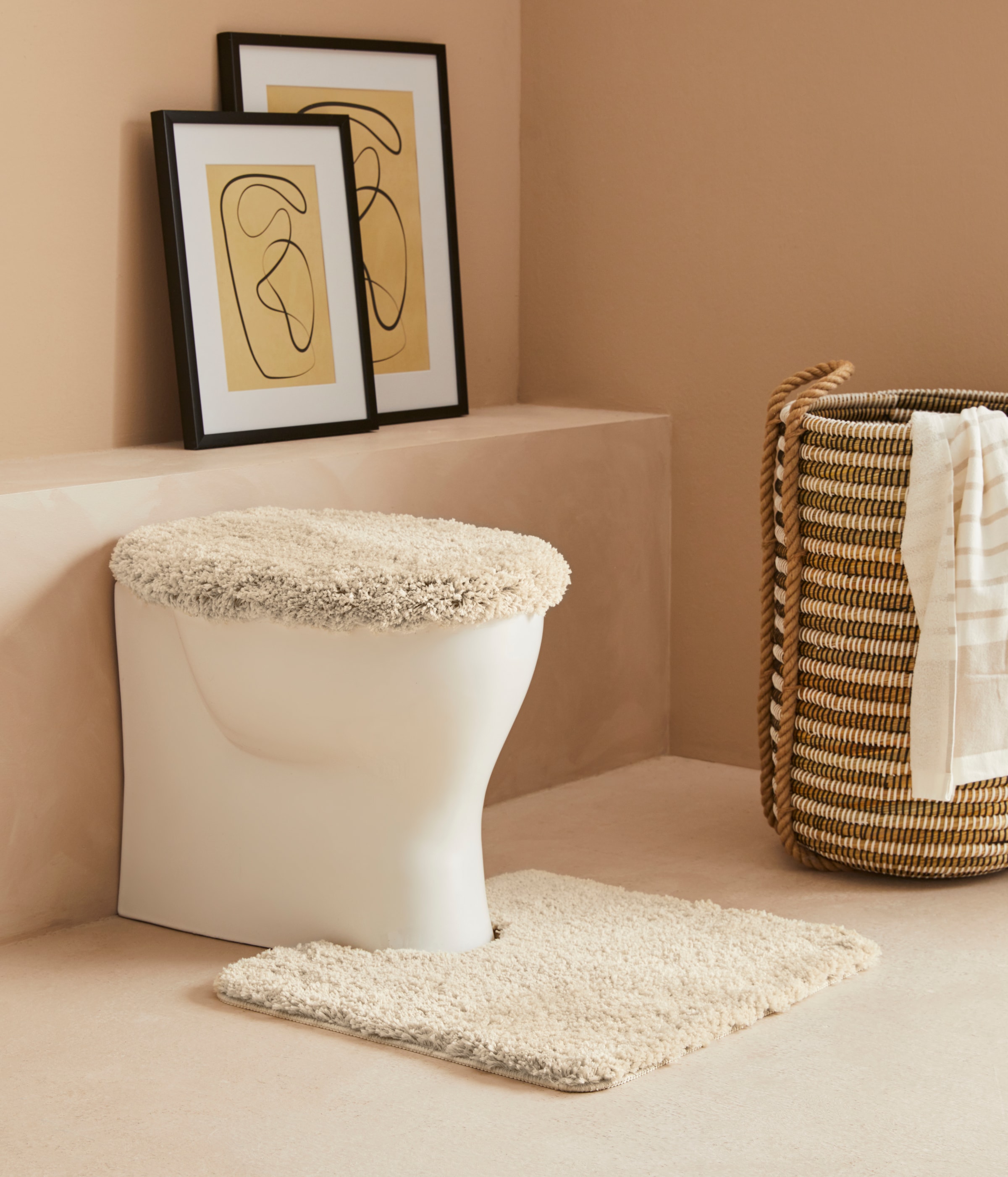 LeGer Home by Lena Gercke Tapis de bain »Narami« Höhe 30 mm Badteppich, weiche Badematten durch Mikrofaser