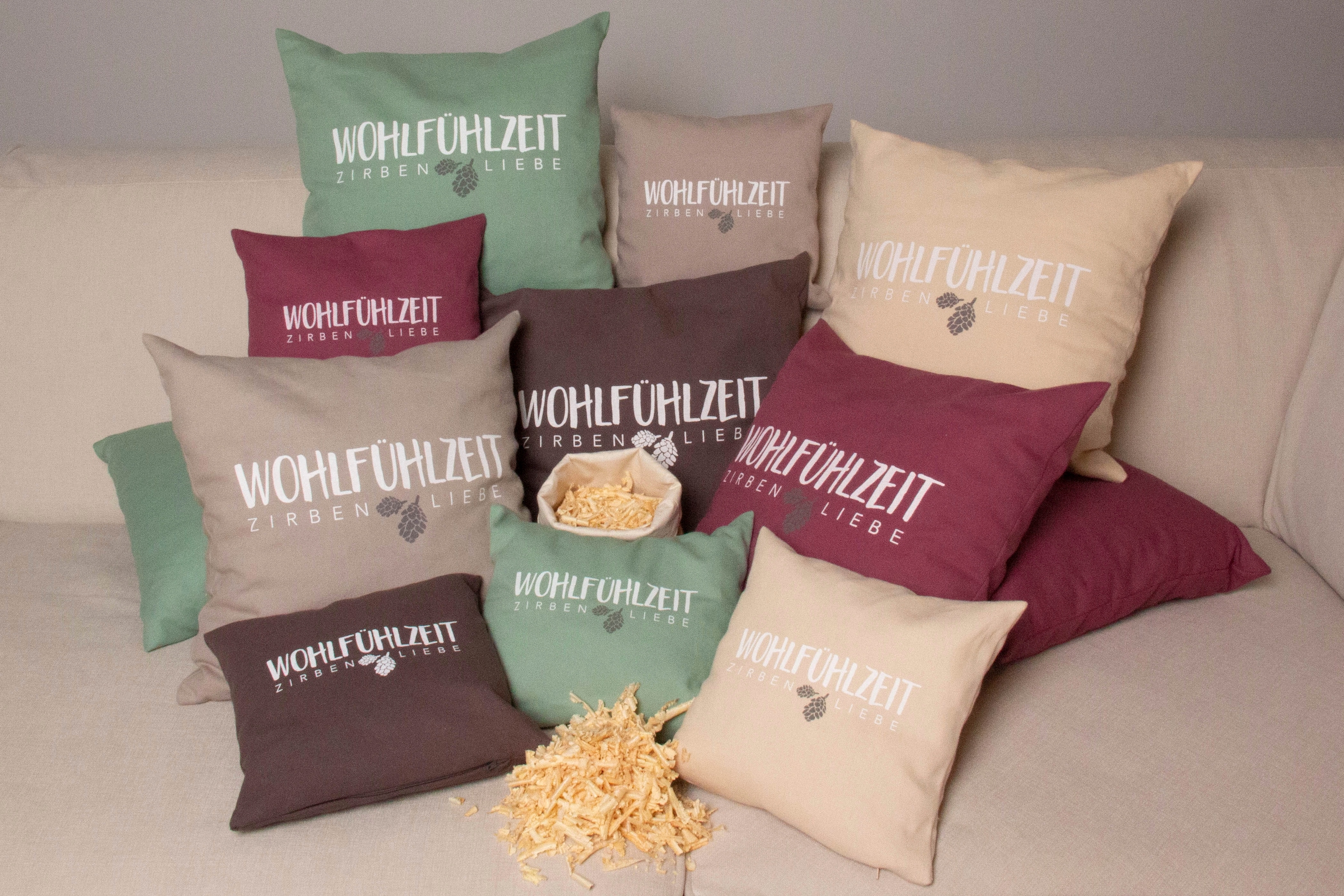 herbalind Zirbenkissen 25x25 cm