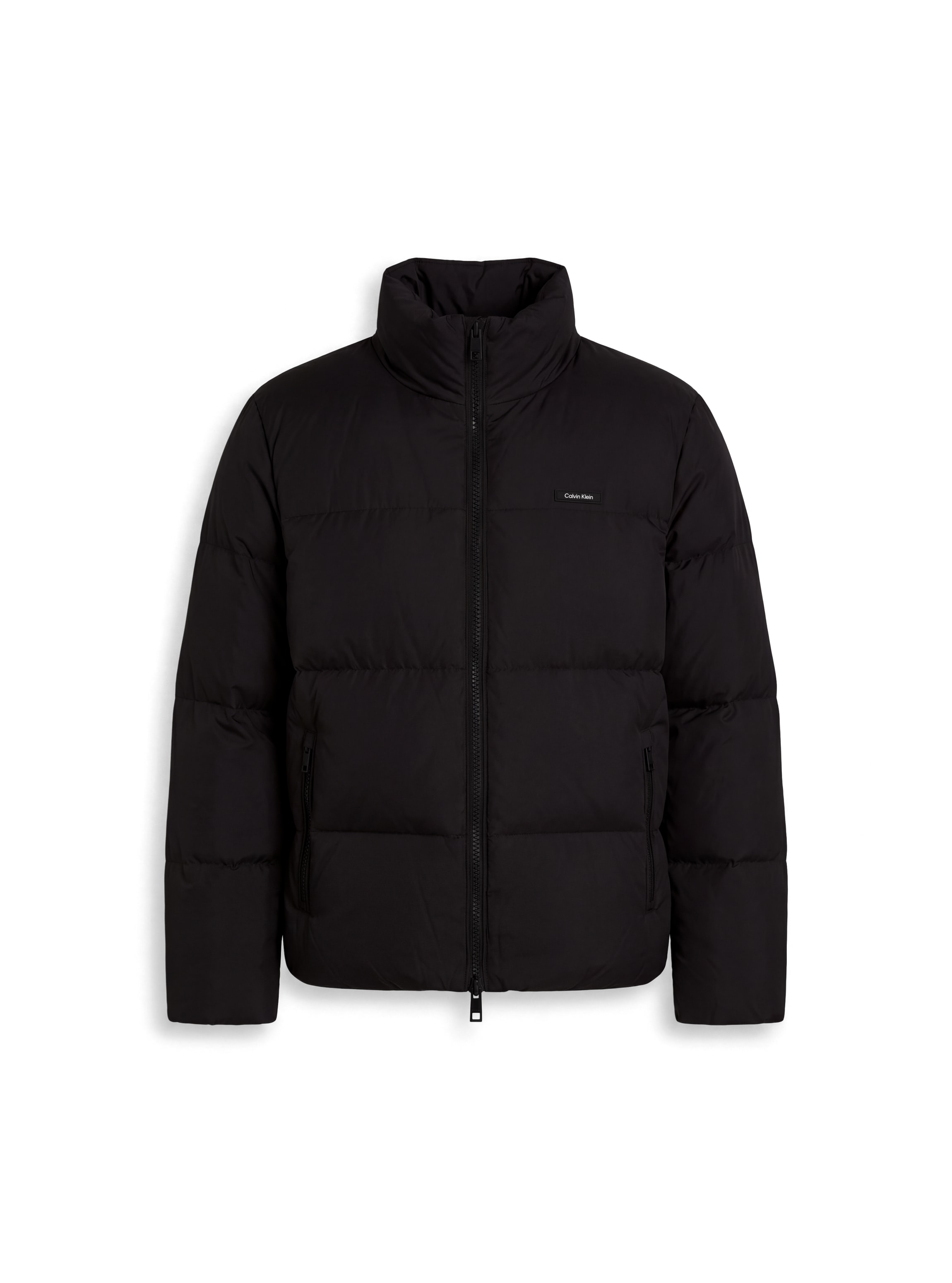 Calvin Klein Veste matelassée »NYLON DOWN PUFFER« sans capuche coupe régulière avec col montant