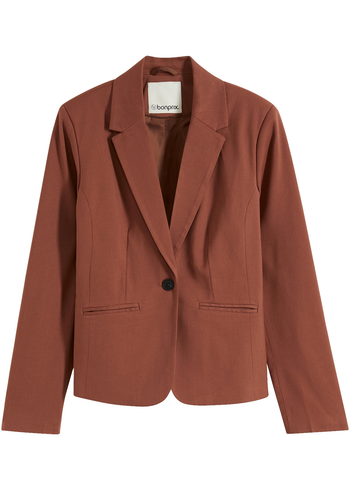 bonprix Veste blazer »Blazer« Style festif, coupe étroite, avec poches passepoilées