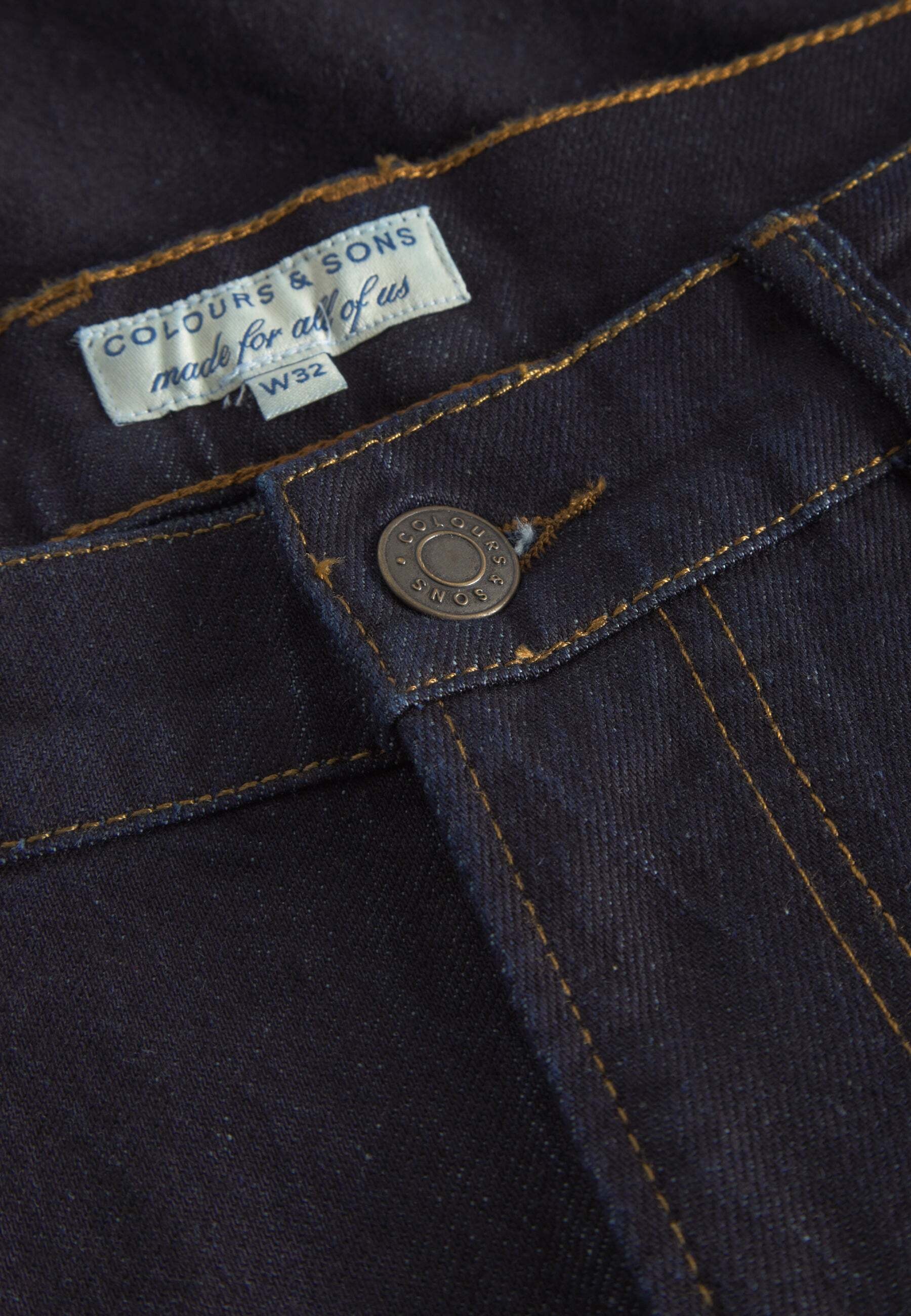 colours & sons Tapered-fit-Jeans »colours & sons Jeans Denim Cropped«