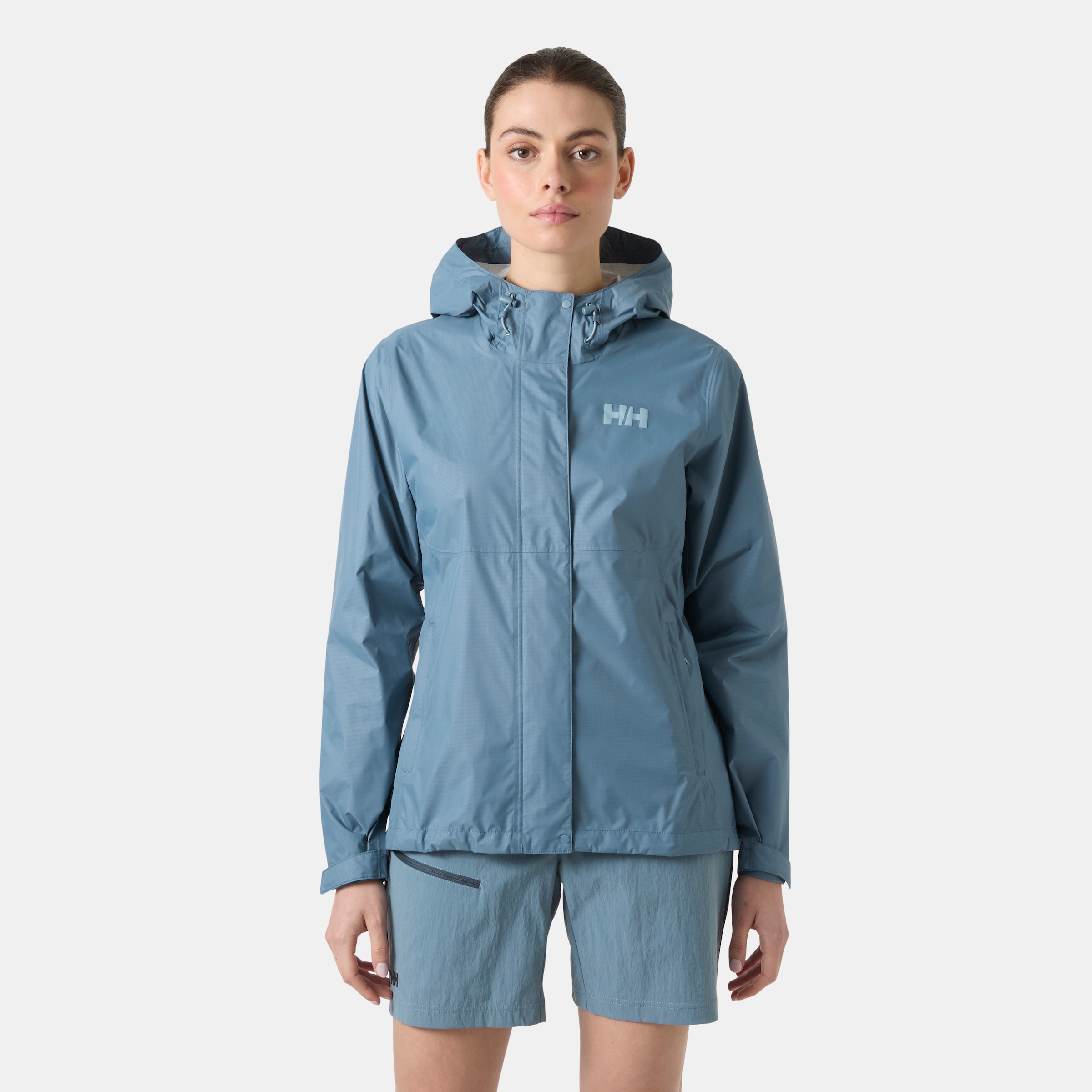 Helly Hansen Funktionsjacke »W LOKE JACKET« mit Kapuze mit Kapuze, wind- und wasserdicht, atmungsaktiv, hüftlang