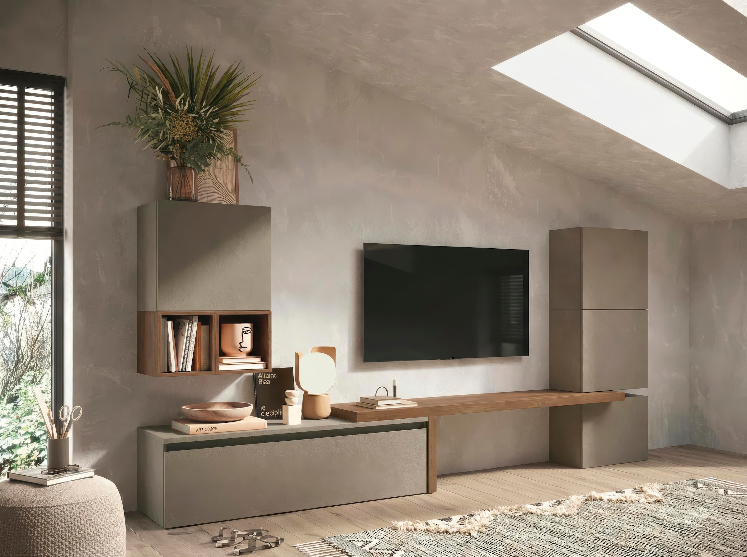 Home affaire Meuble mural »Infinity, 7tlg. Breite 290 cm, Höhe variabel, Schrankwand, Anbauwand« 7 cuis tlg.