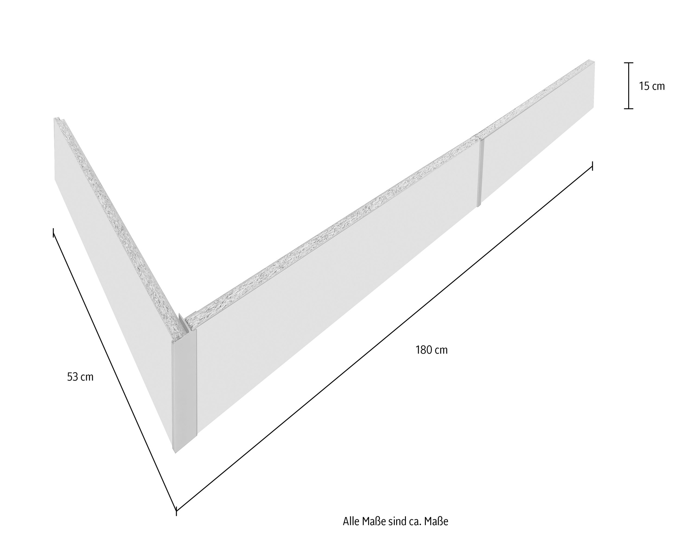 wiho Küchen Sockelblende »Nisos« Inkl. Zubehör, Breite 180 cm