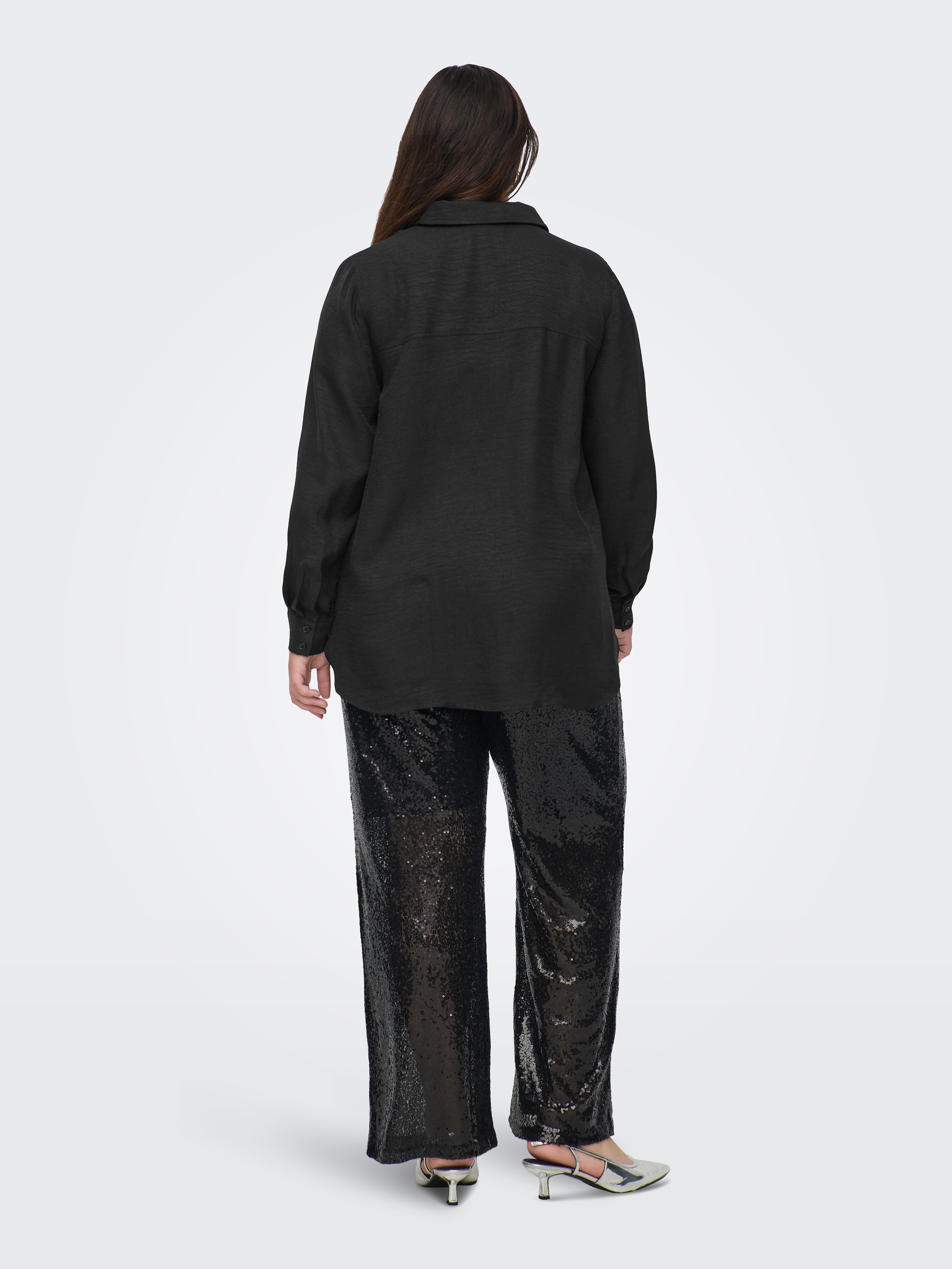 ONLY CARMAKOMA Hemdbluse »CARBAY LS SHIRT WVN BF«