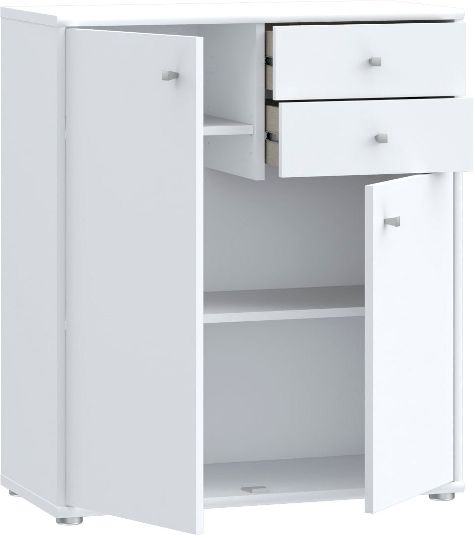 FORTE Commode »Tempra, Kommode, 2 Türen, 2 Schubkästen, viel Stauraum« largeur 73,7 cm