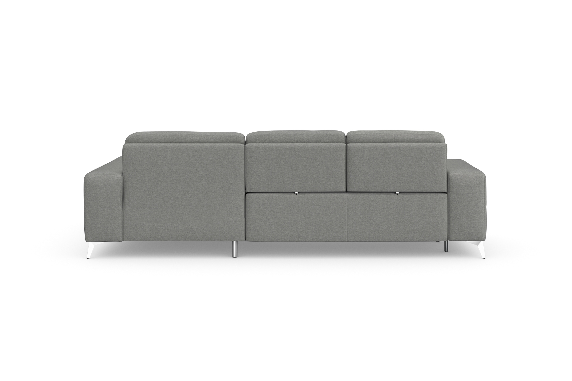 sit&more Ecksofa »Baviene L-Form« inklusive Sitztiefenverstellung und Federkern, wahlweise Bettfunktion