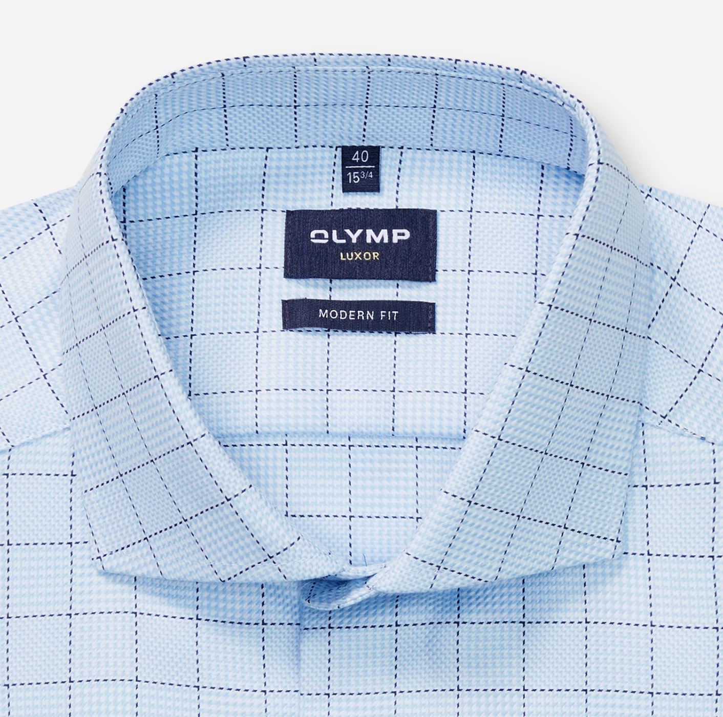 OLYMP Chemise à manches longues »Luxor modern fit« modern fit, Businesshemd, Global-Kentkragen, kariert