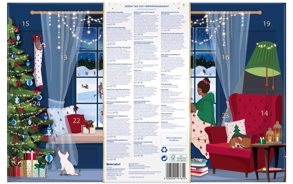 Nivea Calendrier de l'Avent »Frauen 2025« pour les adultes