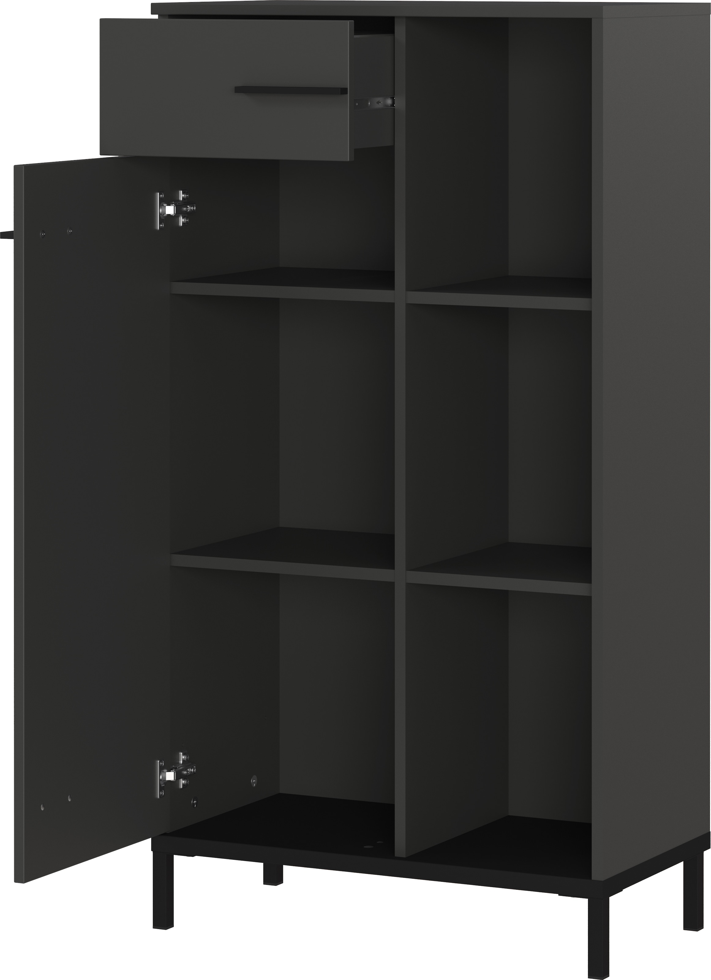 GERMANIA Ensemble de meubles de bureau »GW-Rovigo« 3 cuis tlg. Schreibtisch mit Knieblende, Made in Germany