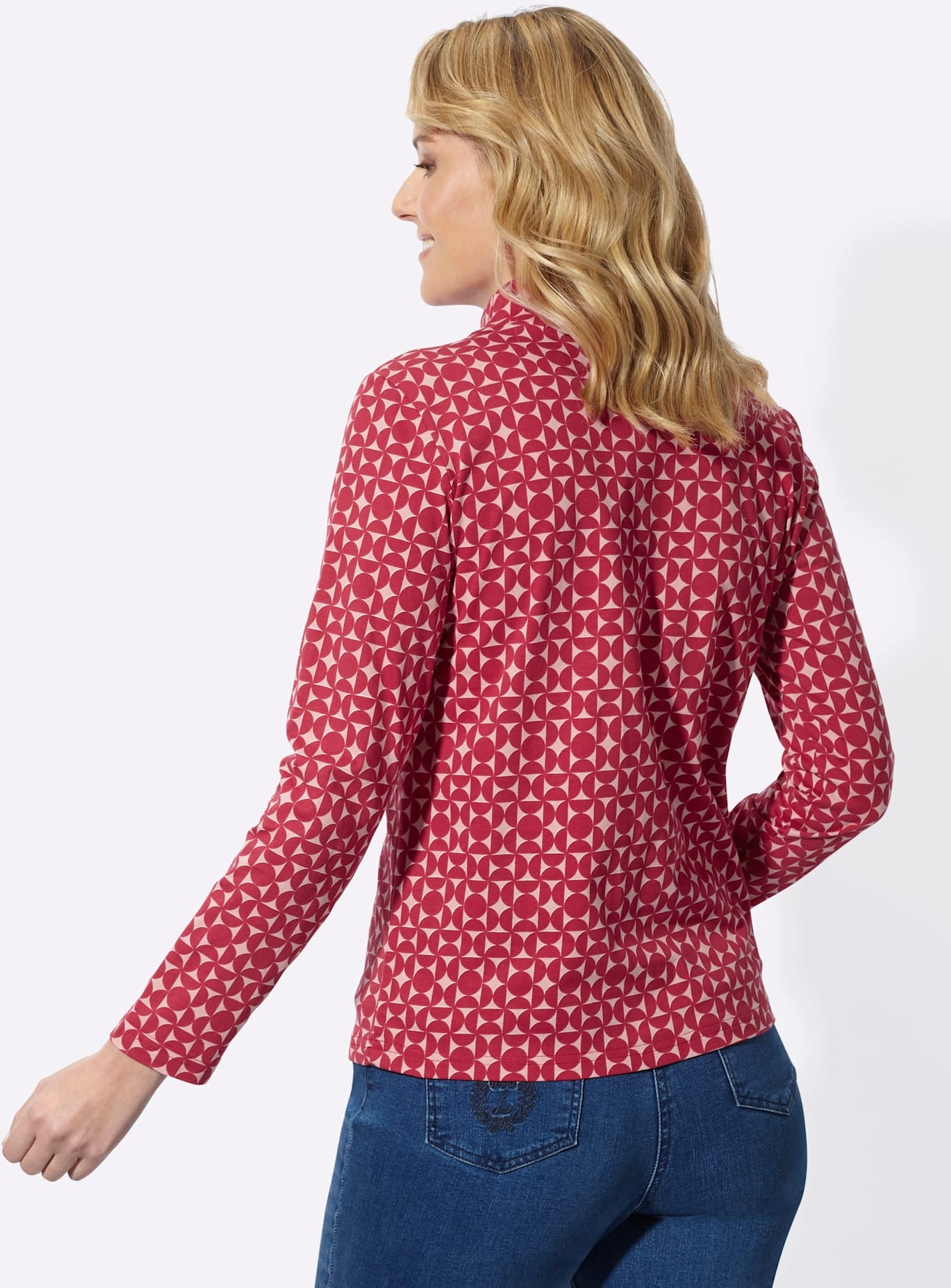 Classic Basics T-shirt à col montant »Langarm-Shirt« 1