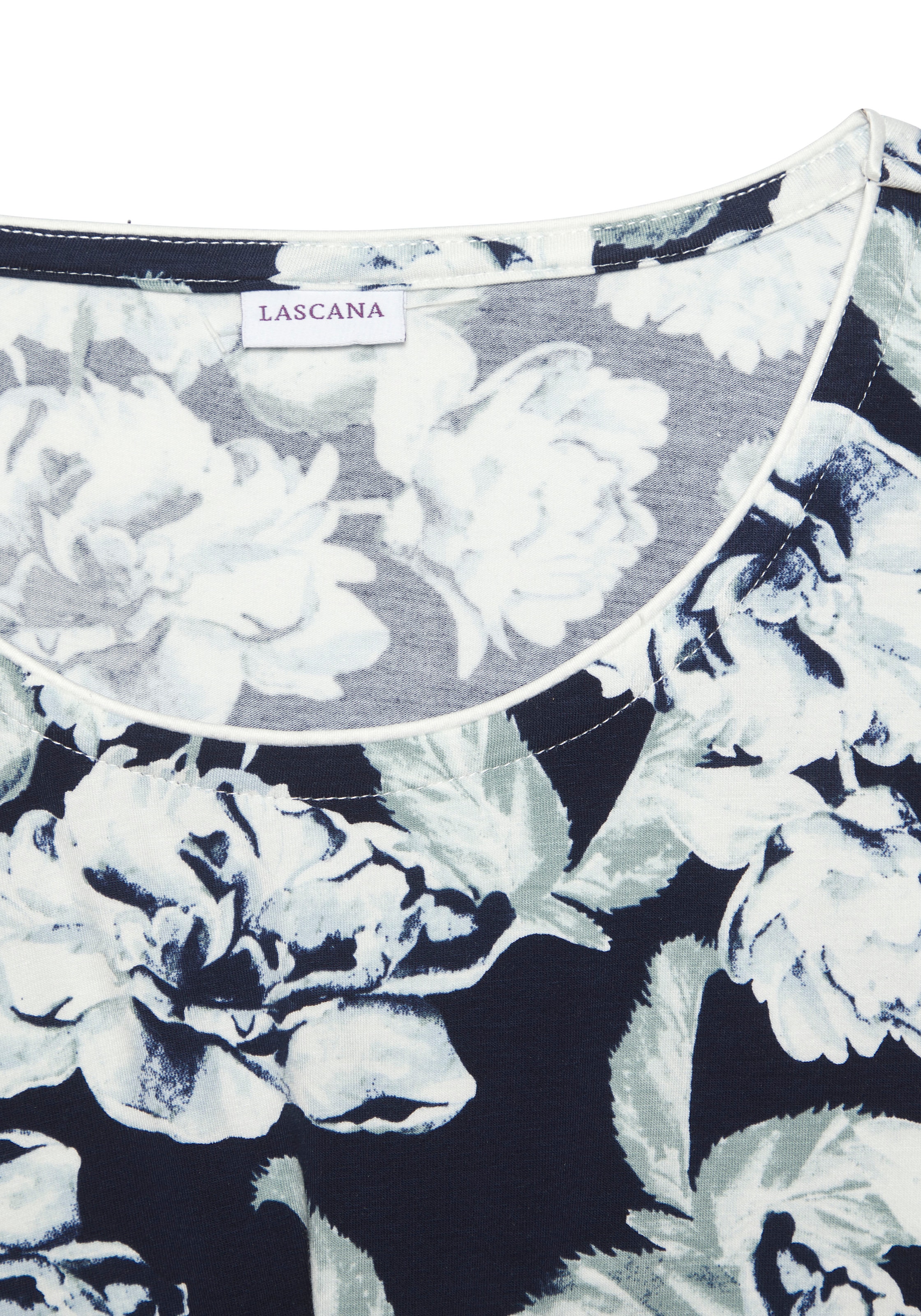 LASCANA Nachthemd mit schönem Blumenmuster