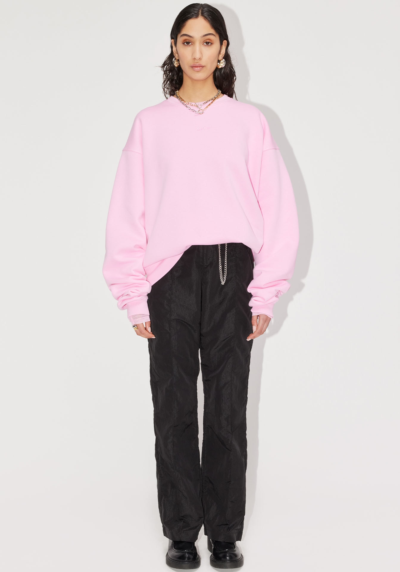 LeGer Sweat-shirt »Indra, LeGer by Lena Gercke«, col rond, coupe ample
