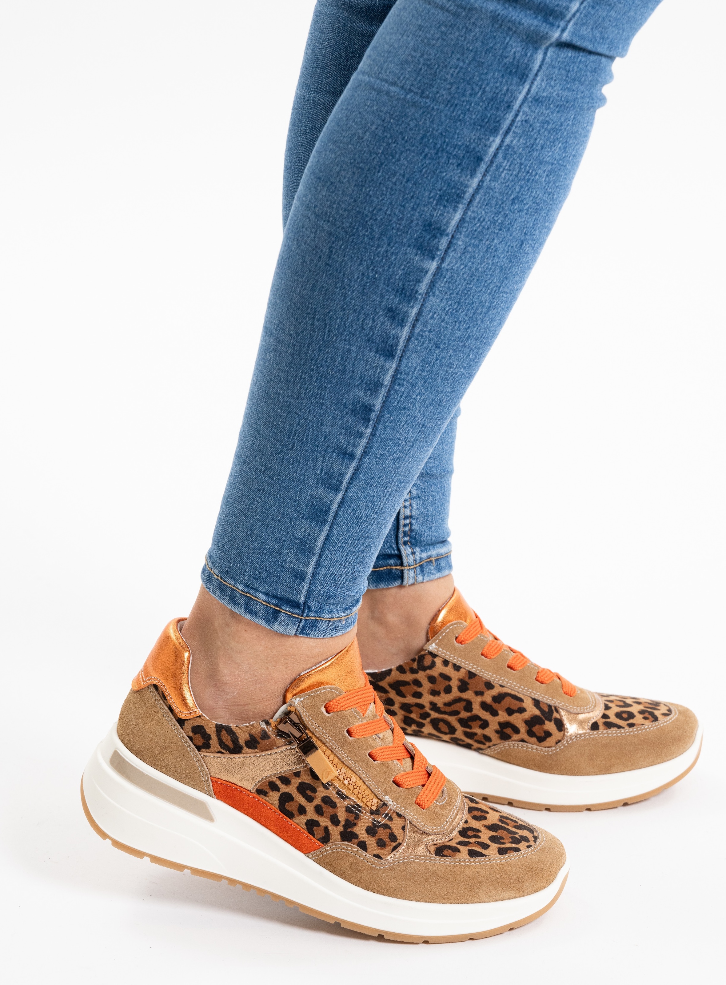 Ara Baskets compensées »GARDA«  , Plateausneaker, Keilsneaker mit Wechselfussbett in H-Weite