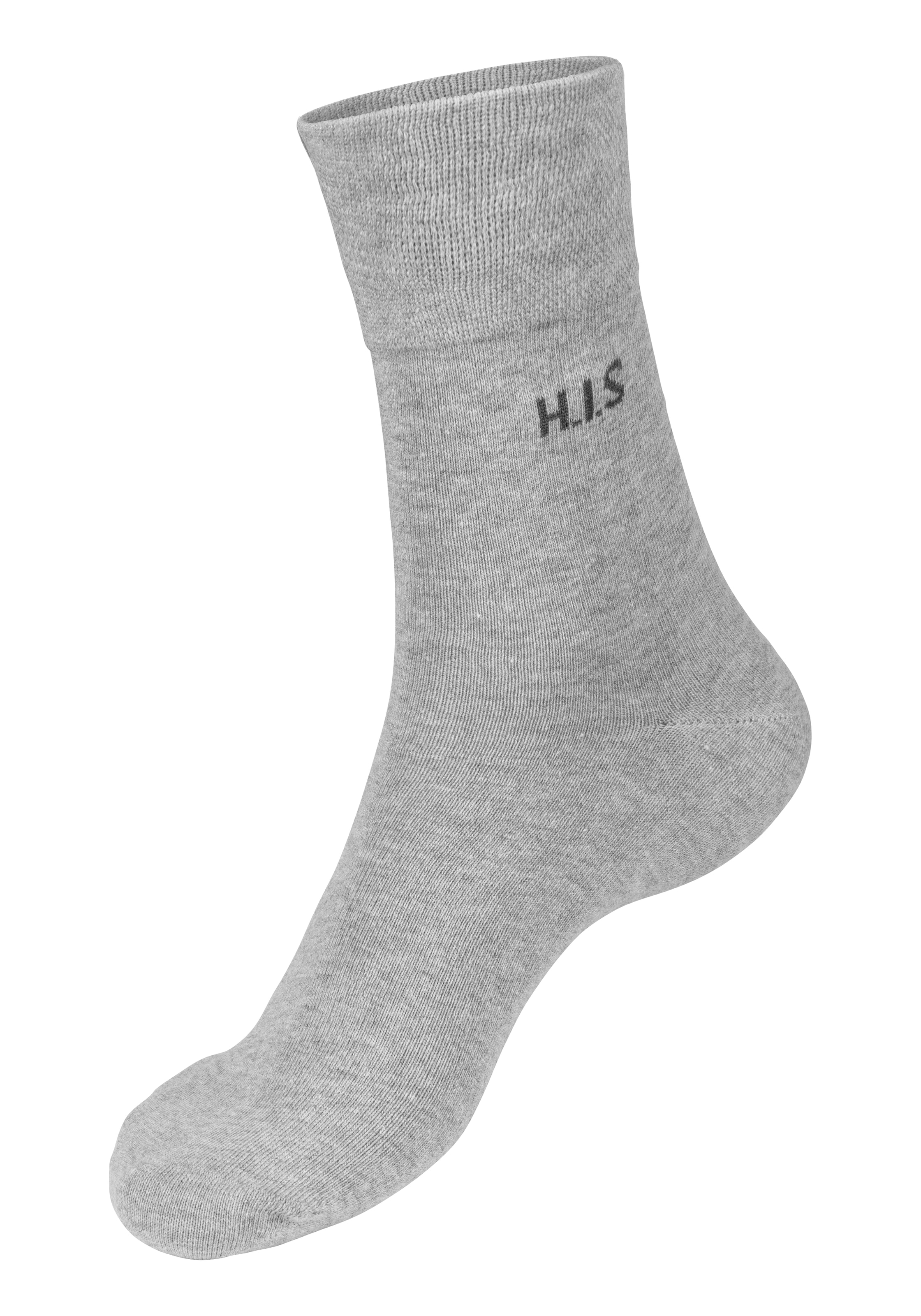 H.I.S Chaussettes Packung, 12 Couple tlg. ohne einschneidendes Gummi