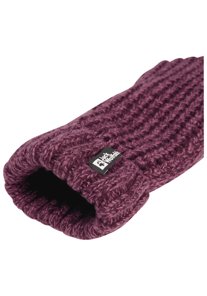 Jack Wolfskin Fäustlinge »MEDLEY KNIT MITTEN W« Strick-Fäustlinge, warm, mit Fleece-Futter