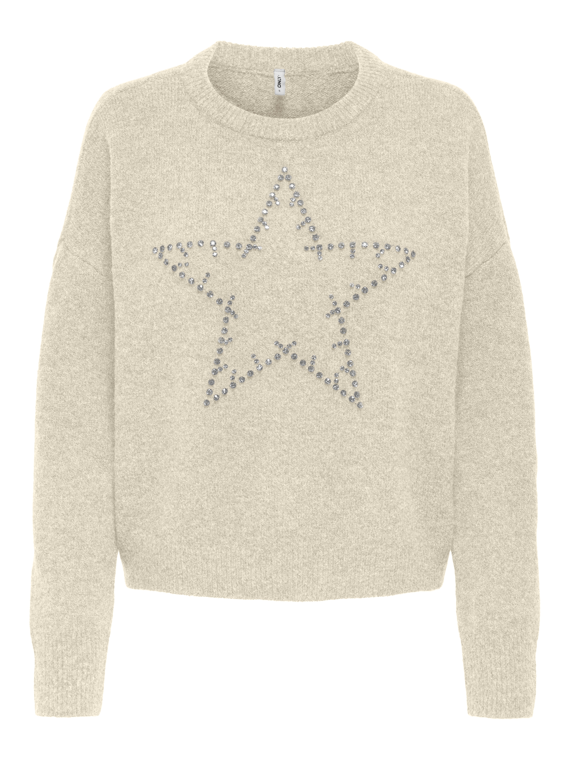 ONLY Strickpullover »ONLRENATA LS O-NECK BLING KNT«