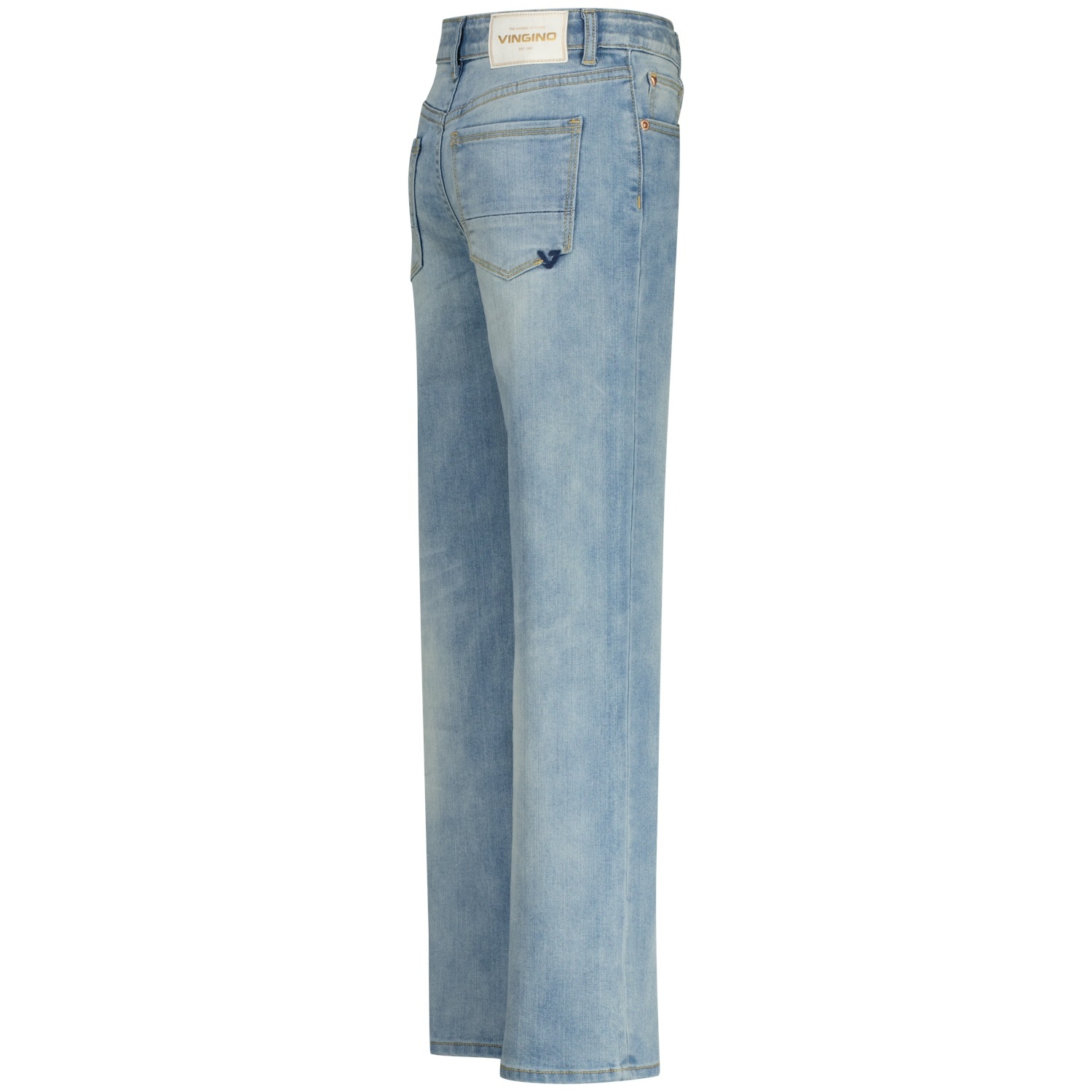 Vingino Jeans large style 5 poches, avec stretch, pour filles