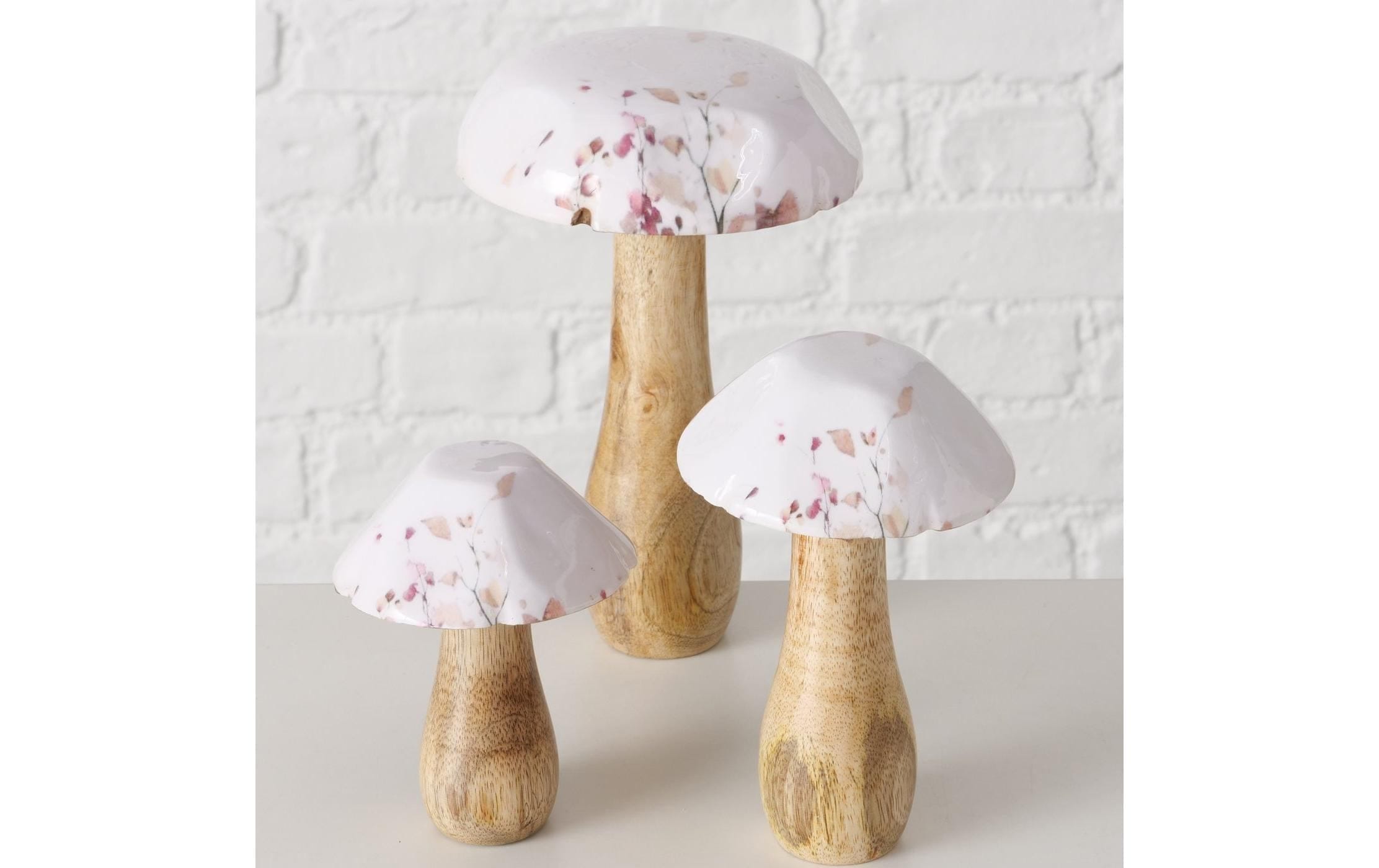 BOLTZE Dekofigur »Pilze Bernada 3er Set«