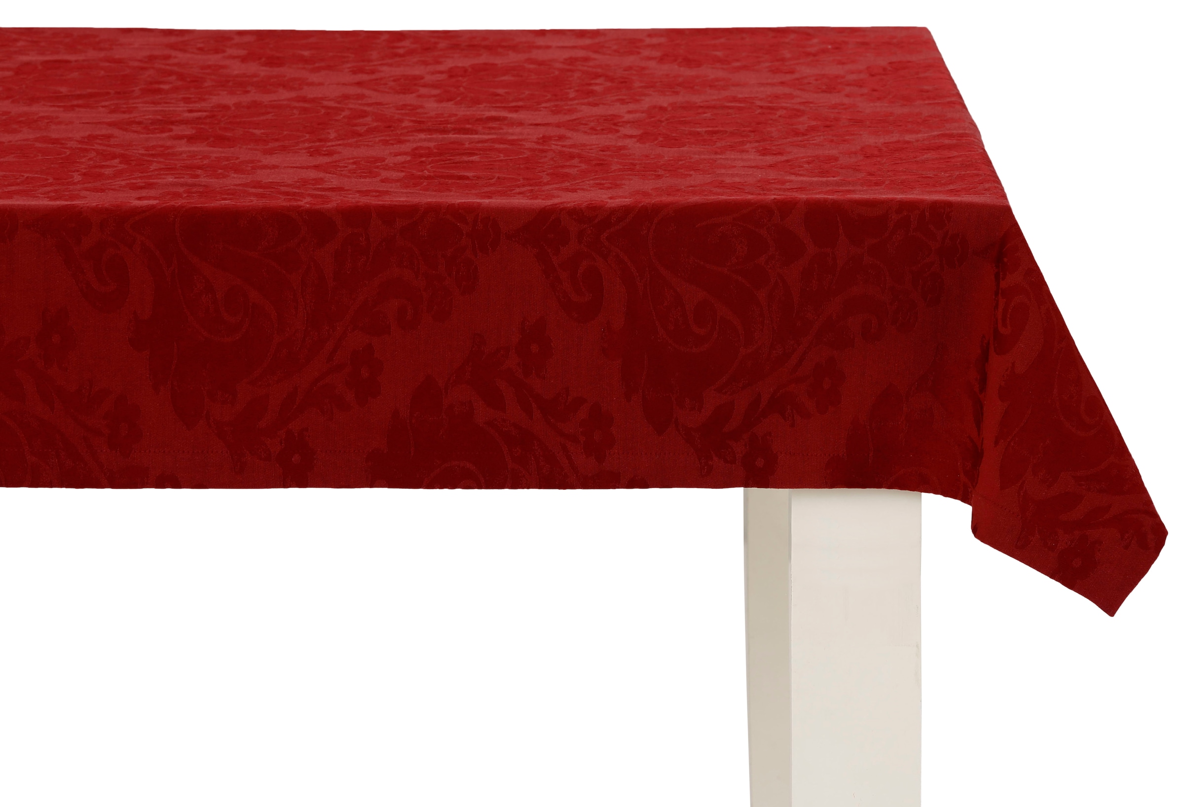 Dreams Nappe »Ornament« Jacquard, Uni Farben, eckig, 130x170 cm oder 150x250 cm