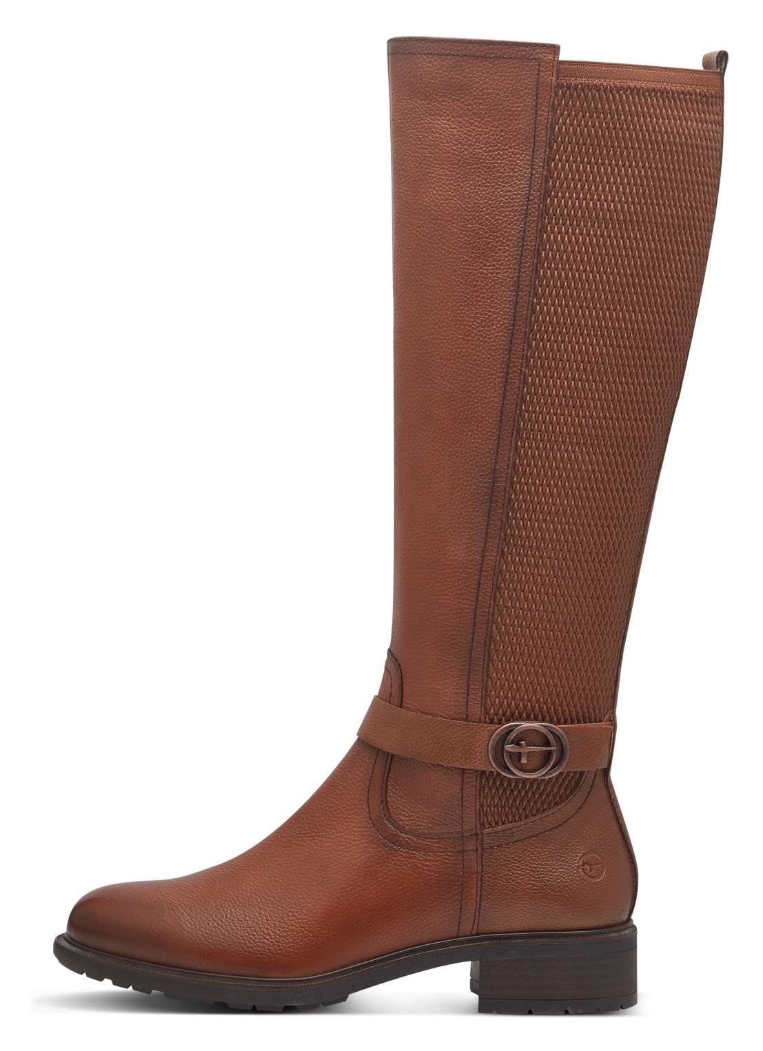 Tamaris Stiefel  Blockabsatz, Langschaftstiefel mit XS-Schaft und Stretchfunktion