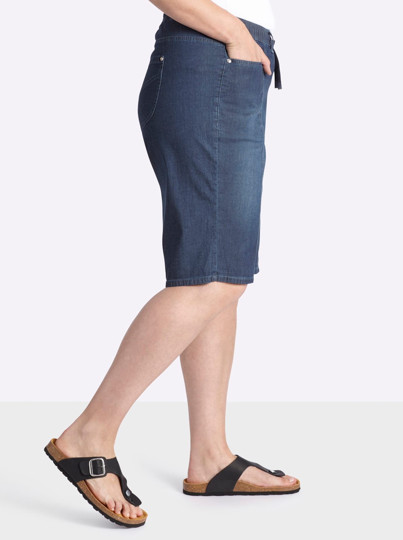 Sheego Bermuda en jean 1